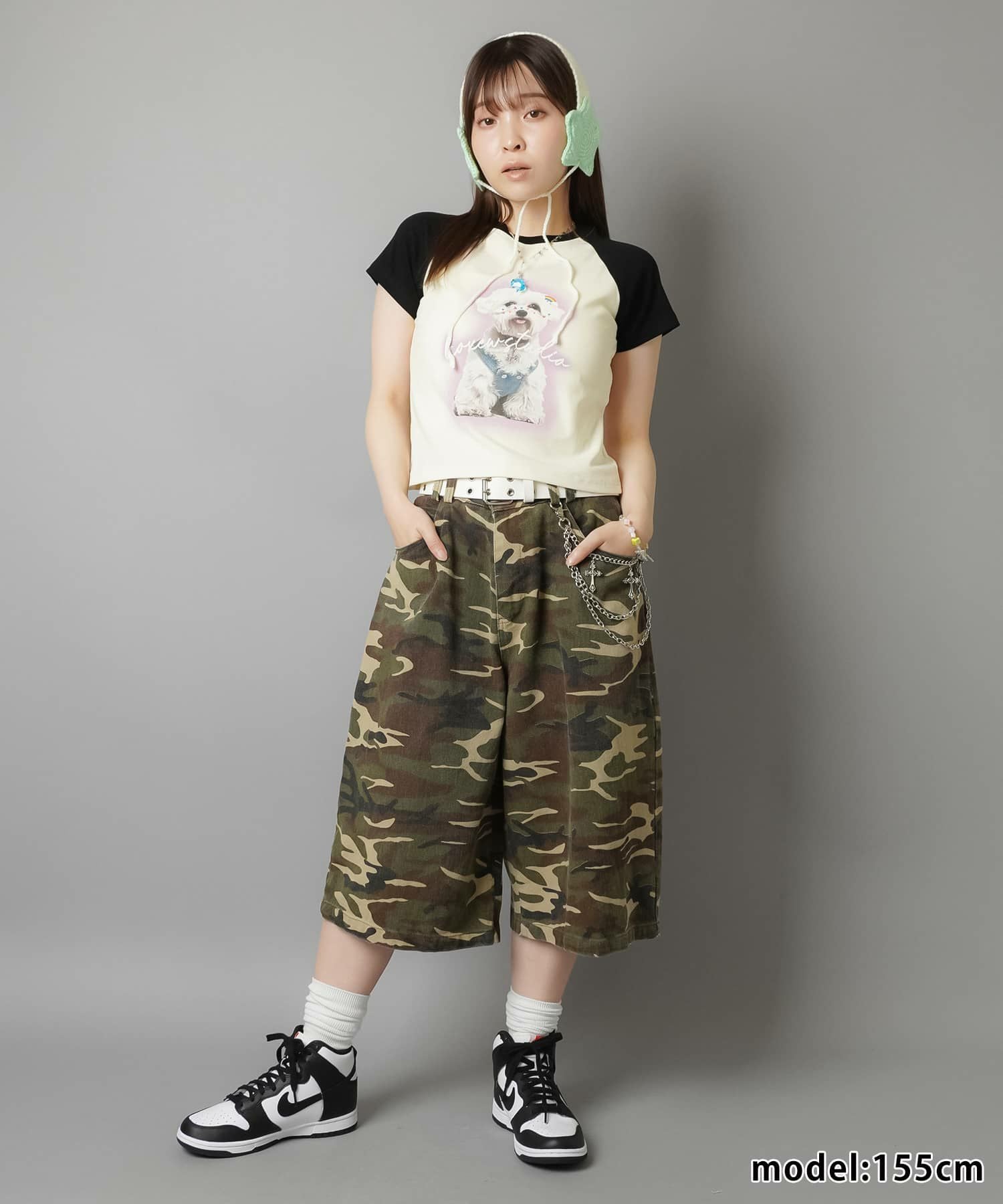 72%OFF】ツイルハーフパンツ/ヒョウ柄/カモ柄 | SPINNS WEB STORE