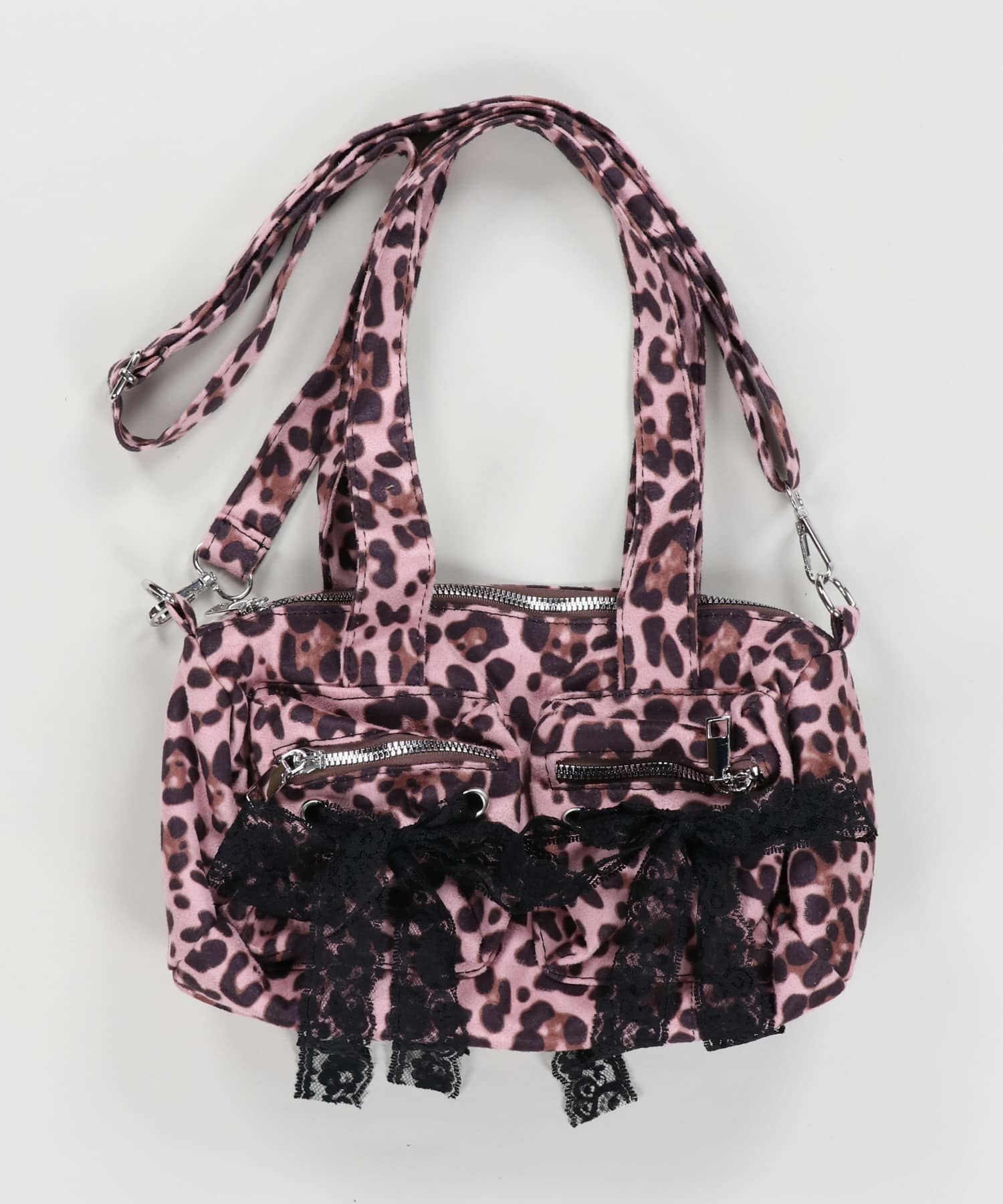 67%OFF】2WAYハンドバッグ/ショルダーバッグ/ヒョウ柄/レオパード