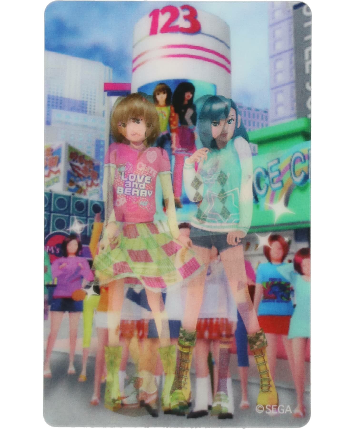 ≪オシャレ魔女ラブandベリー≫まじかる百貨店ステッカー7/ラブベリ