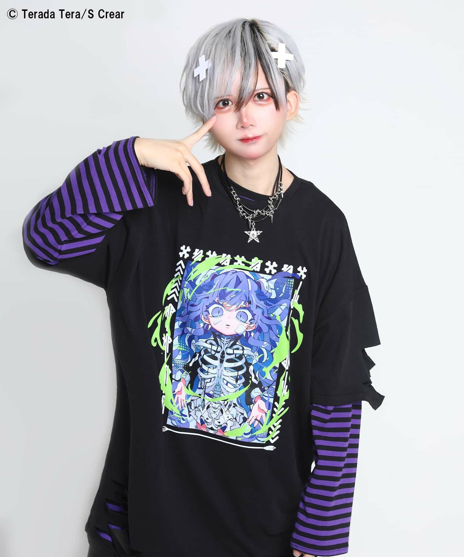 72%OFF】『寺田てら×SPINNS 第二弾』 ダメージTシャツ | SPINNS WEB