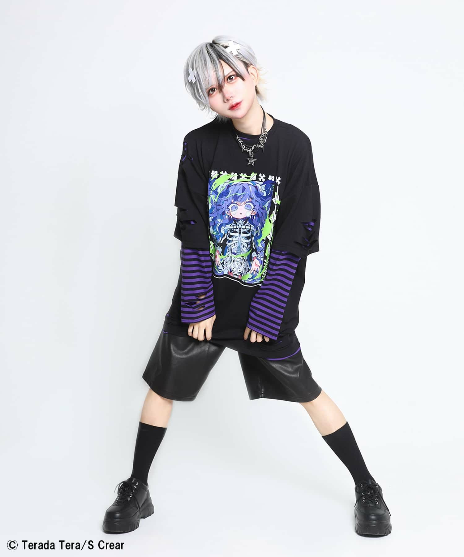 72%OFF】『寺田てら×SPINNS 第二弾』 ダメージTシャツ | SPINNS WEB