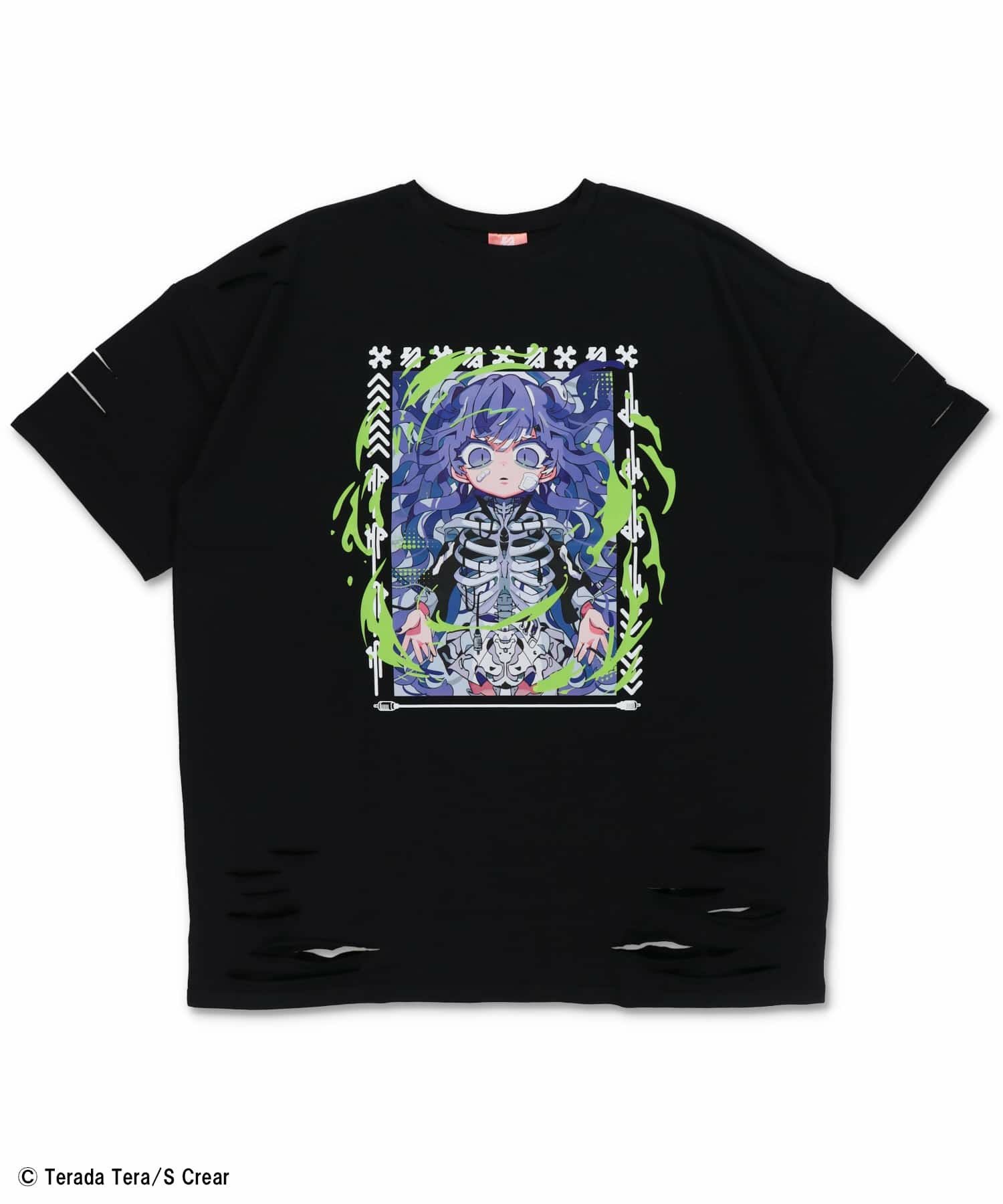 72%OFF】『寺田てら×SPINNS 第二弾』 ダメージTシャツ | SPINNS WEB