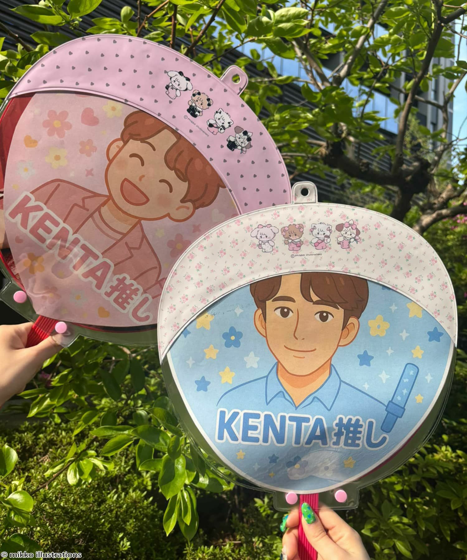 mikko illustrations×SPINNS うちわケース|限定商品|SPINNS公式通販サイト