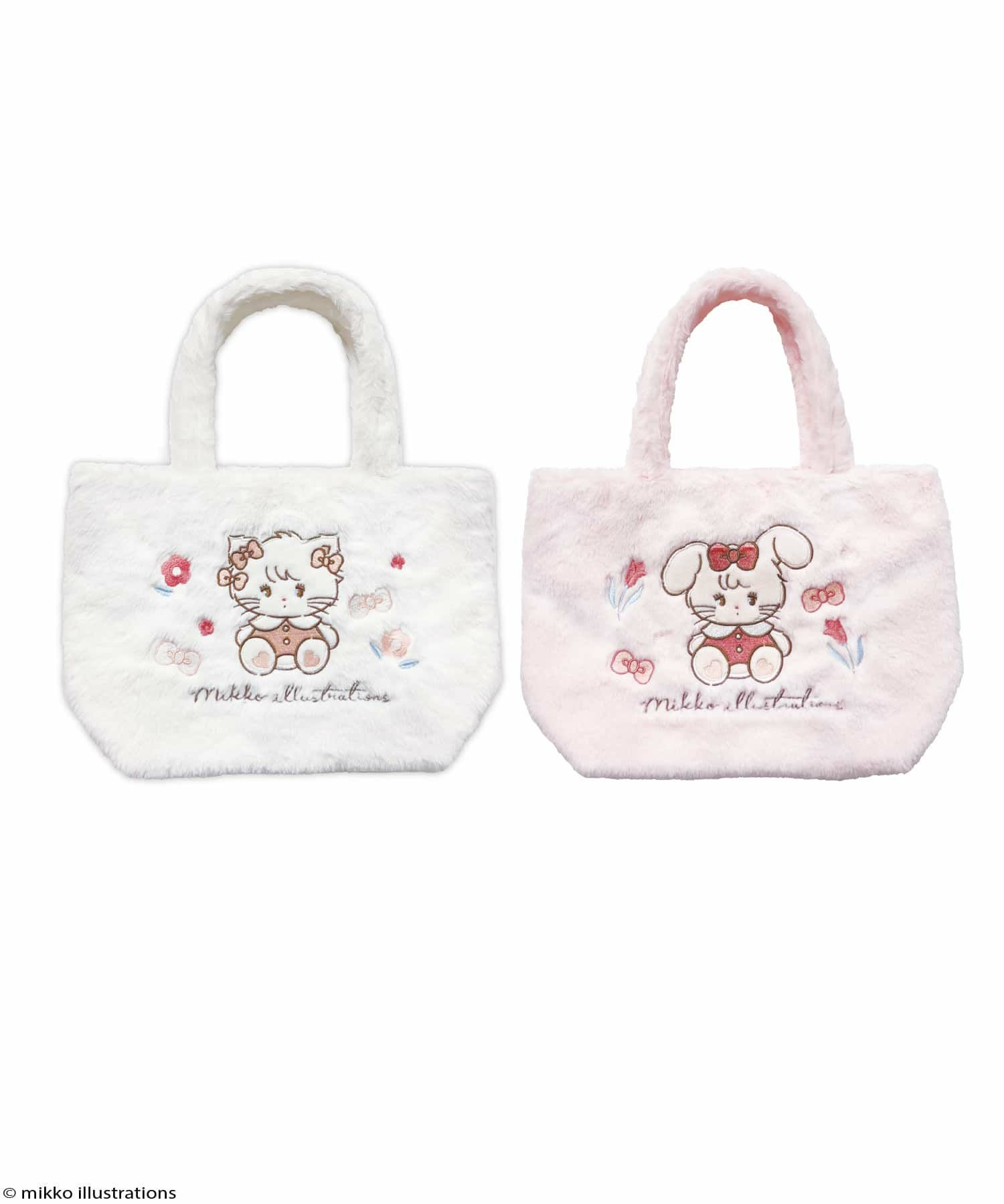 65%OFF】≪mikko illustrations≫もふもふトートバッグ | SPINNS WEB