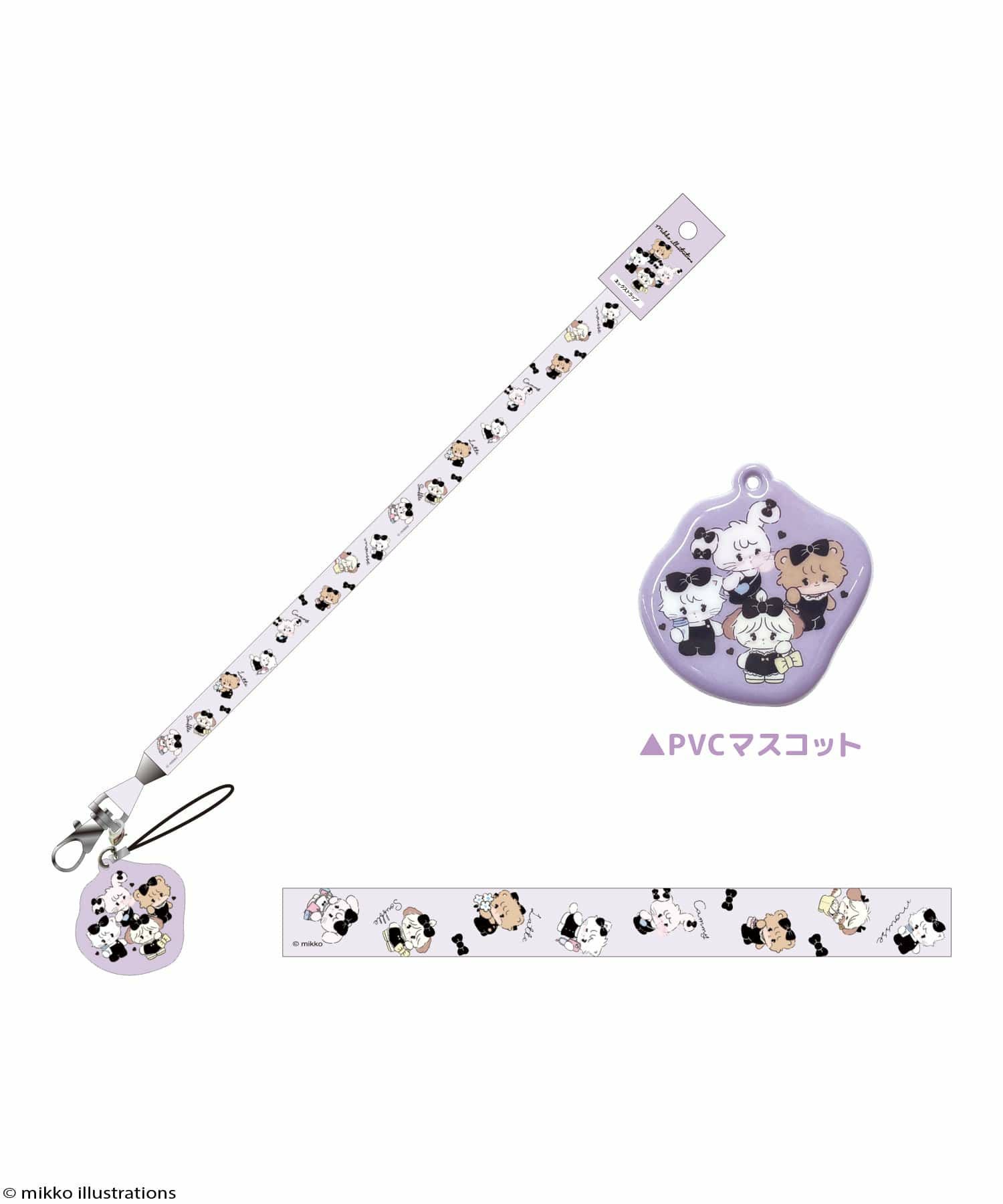 ≪mikko illustrations≫マスコット付ネックストラップ|SPINNS 公式
