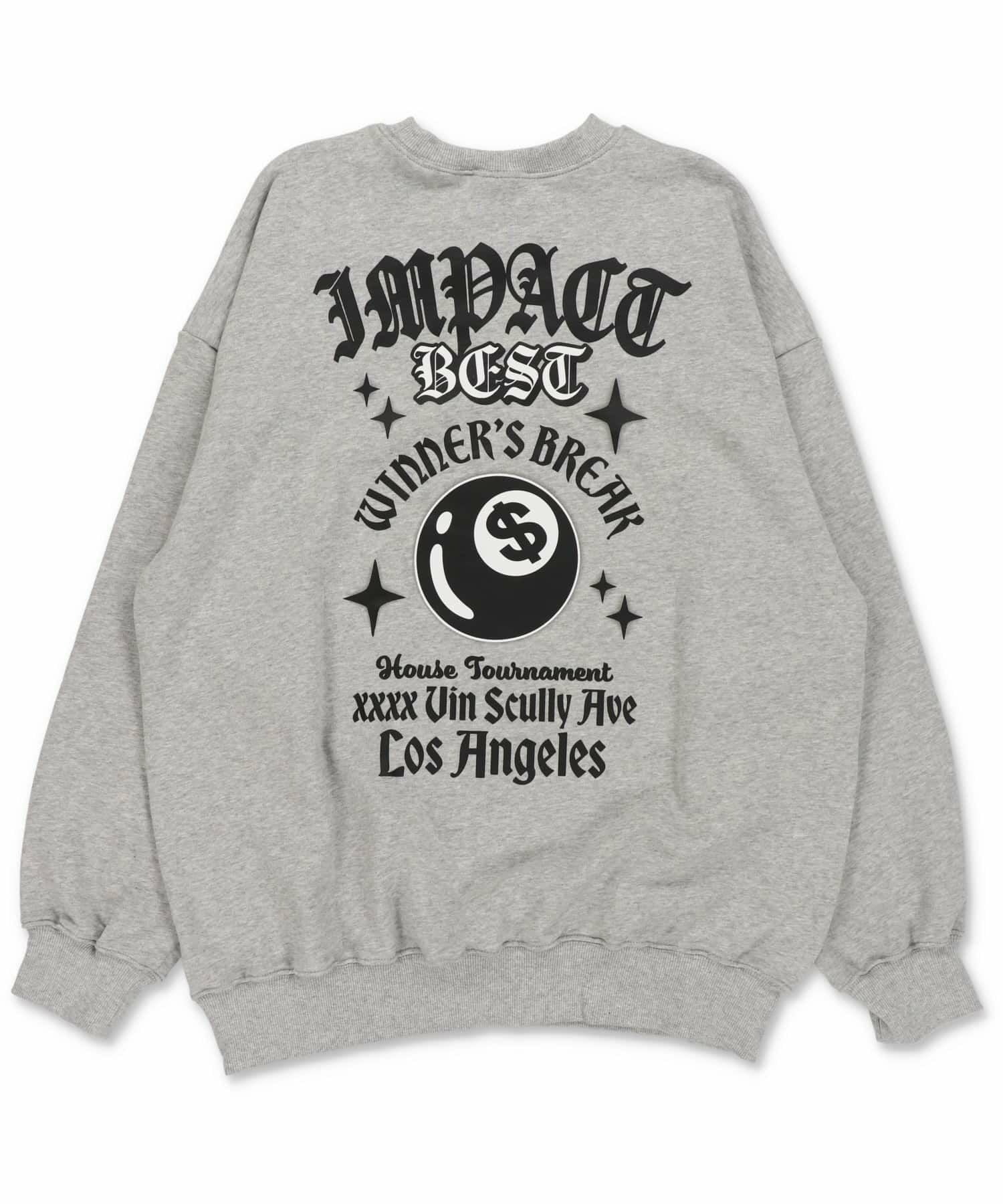 75%OFF】バックプリントスウェット/8ボールダイスデザイン | SPINNS