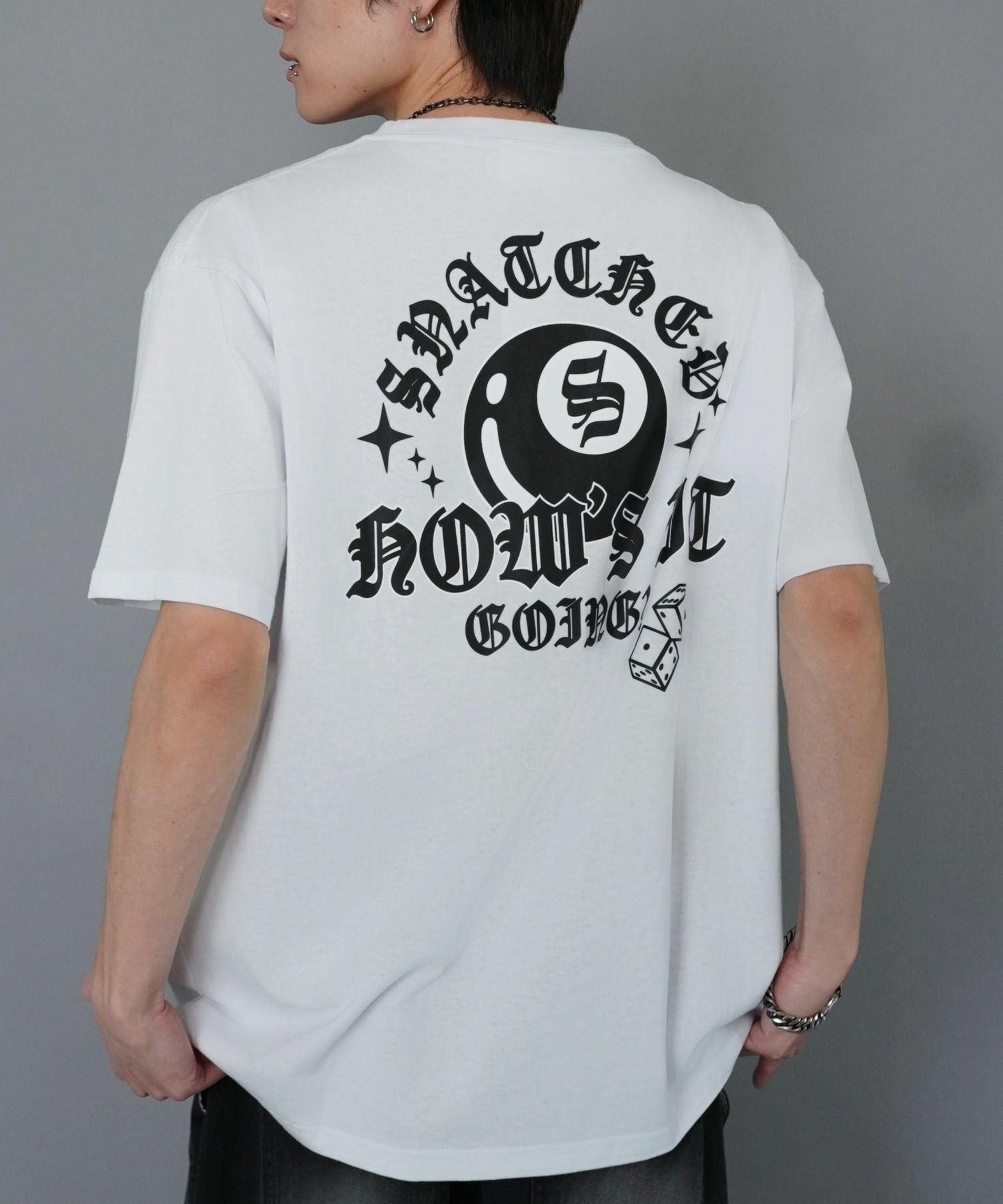 90%OFF】バックプリントストリートTシャツ/8ボール | SPINNS WEB STORE