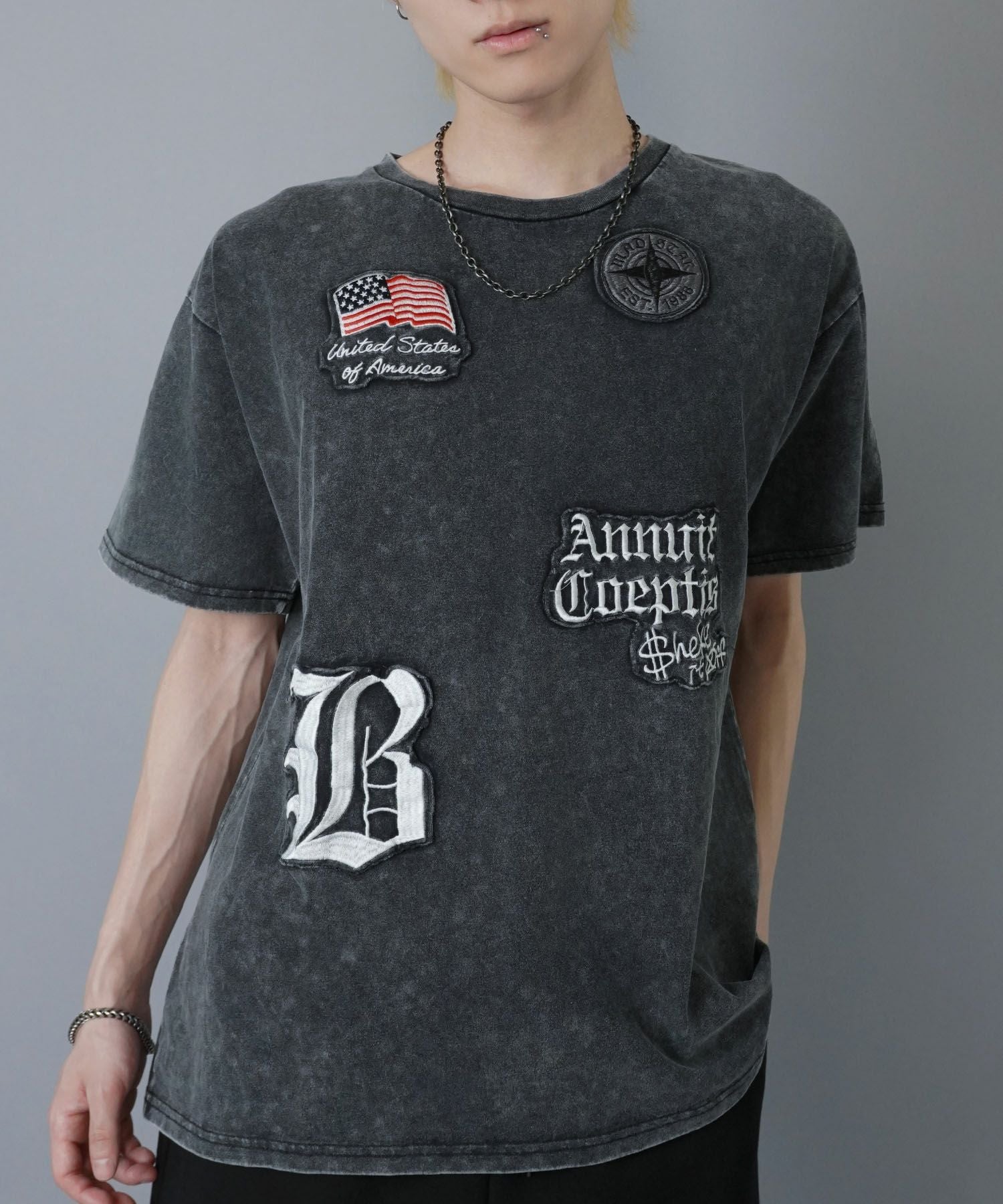 90%OFF】ストリートTシャツ/ワッペンロゴ | SPINNS WEB STORE | SPINNS