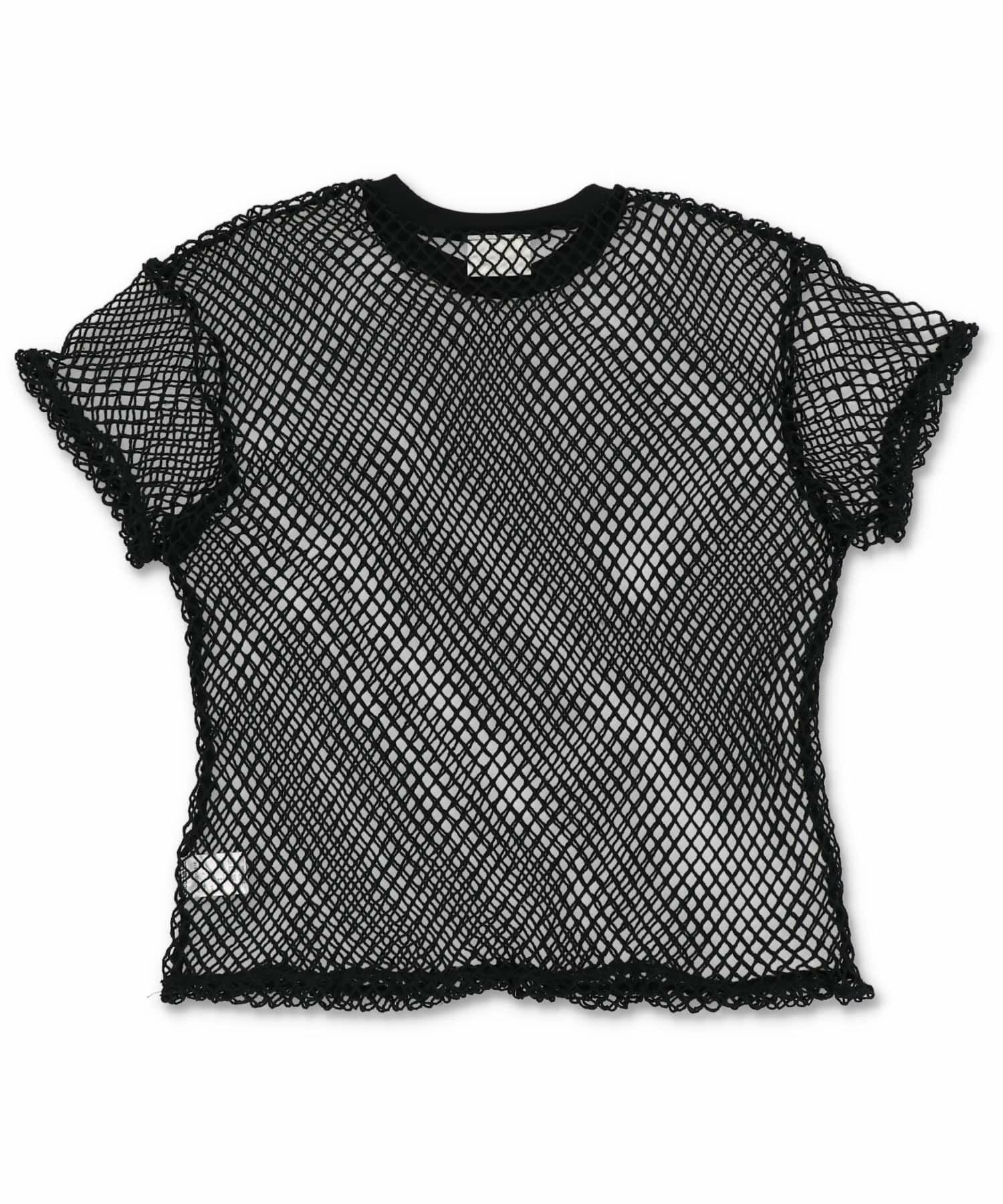 88%OFF】メッシュニットカットソー/半袖/レイヤード | SPINNS WEB