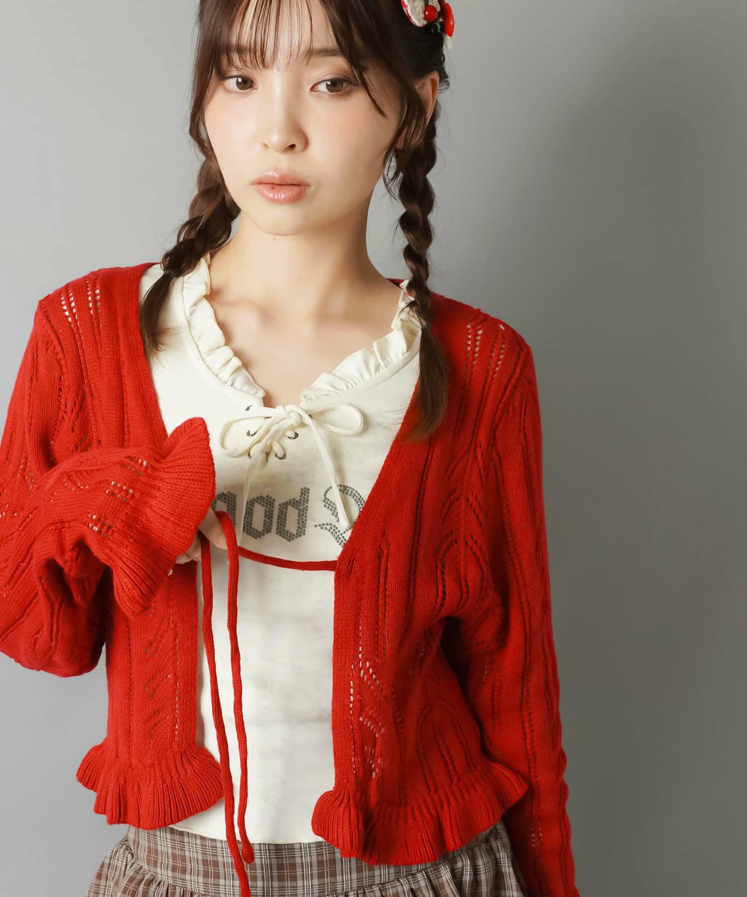 新品 銀座マギー 透かし編み ニット ボレロ 日本製 69,300円 JILL by JILL STUART｜透かし編みニットボレロ | Rakuten Fashion(楽天