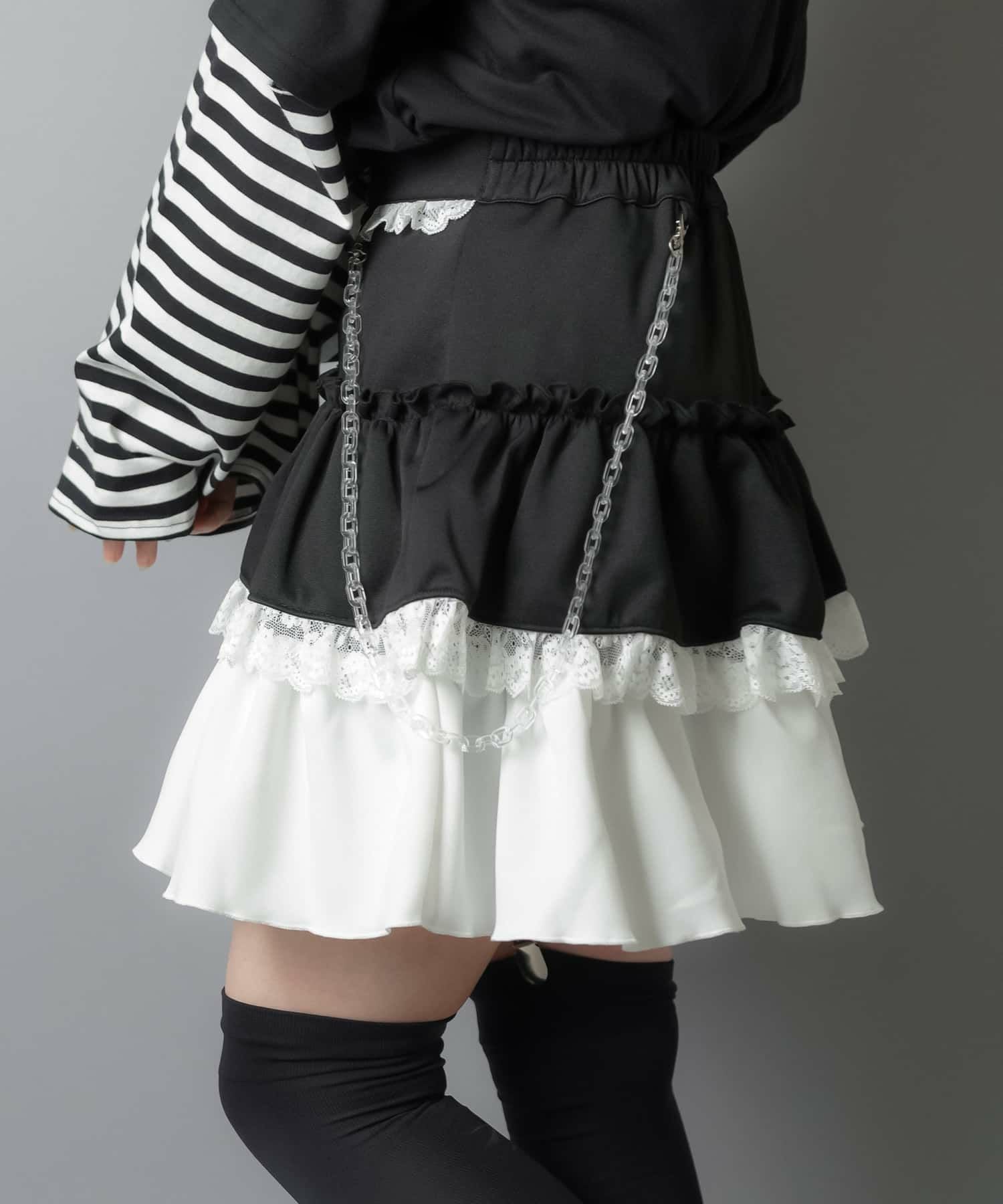 77%OFF】≪DARRDY/ダーディー≫フリルジャージミニスカート/スカパン
