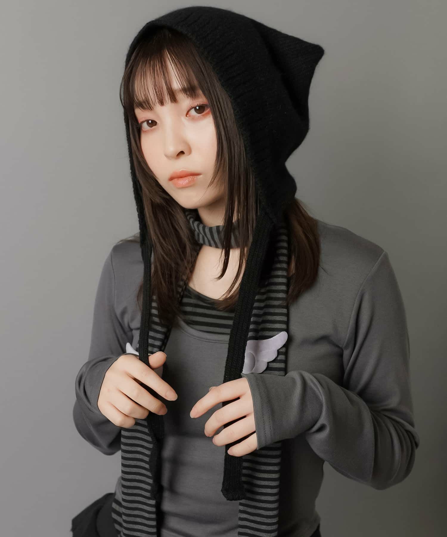 97%OFF】ひもつき猫耳ニット帽 | SPINNS WEB STORE | SPINNS (スピンズ