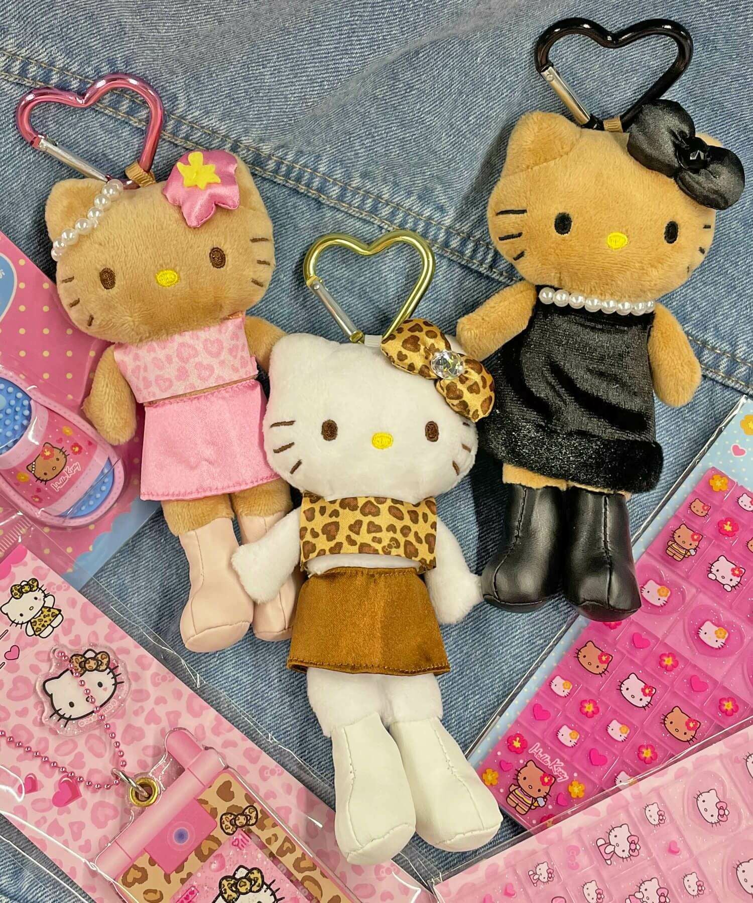 ≪ギャルキティ≫足長ぬいぐるみキーホルダー | SPINNS WEB STORE