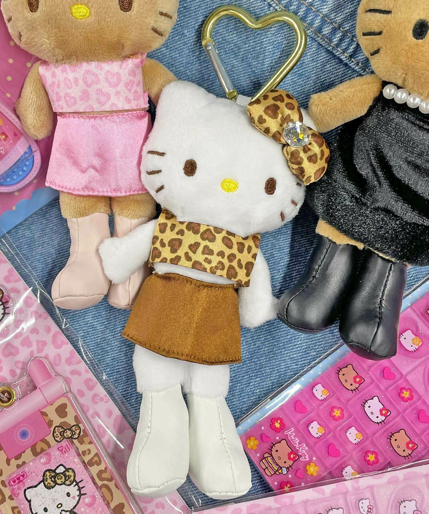 ≪ギャルキティ≫足長ぬいぐるみキーホルダー | SPINNS WEB STORE