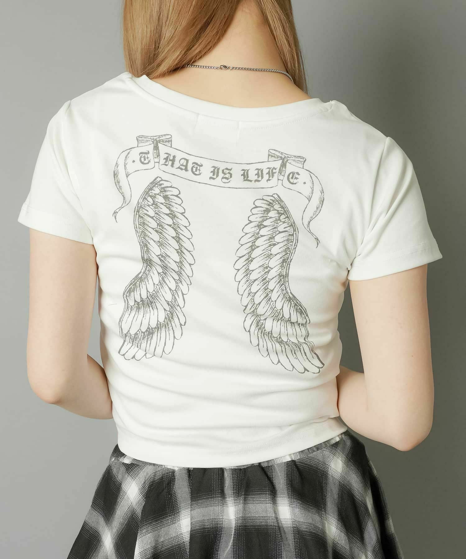 80%OFF】平成ギャルTシャツ/Vネックスカル | SPINNS WEB STORE