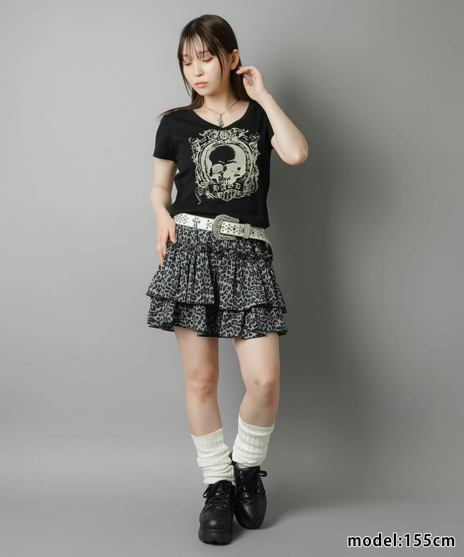 80%OFF】平成ギャルTシャツ/Vネックスカル | SPINNS WEB STORE