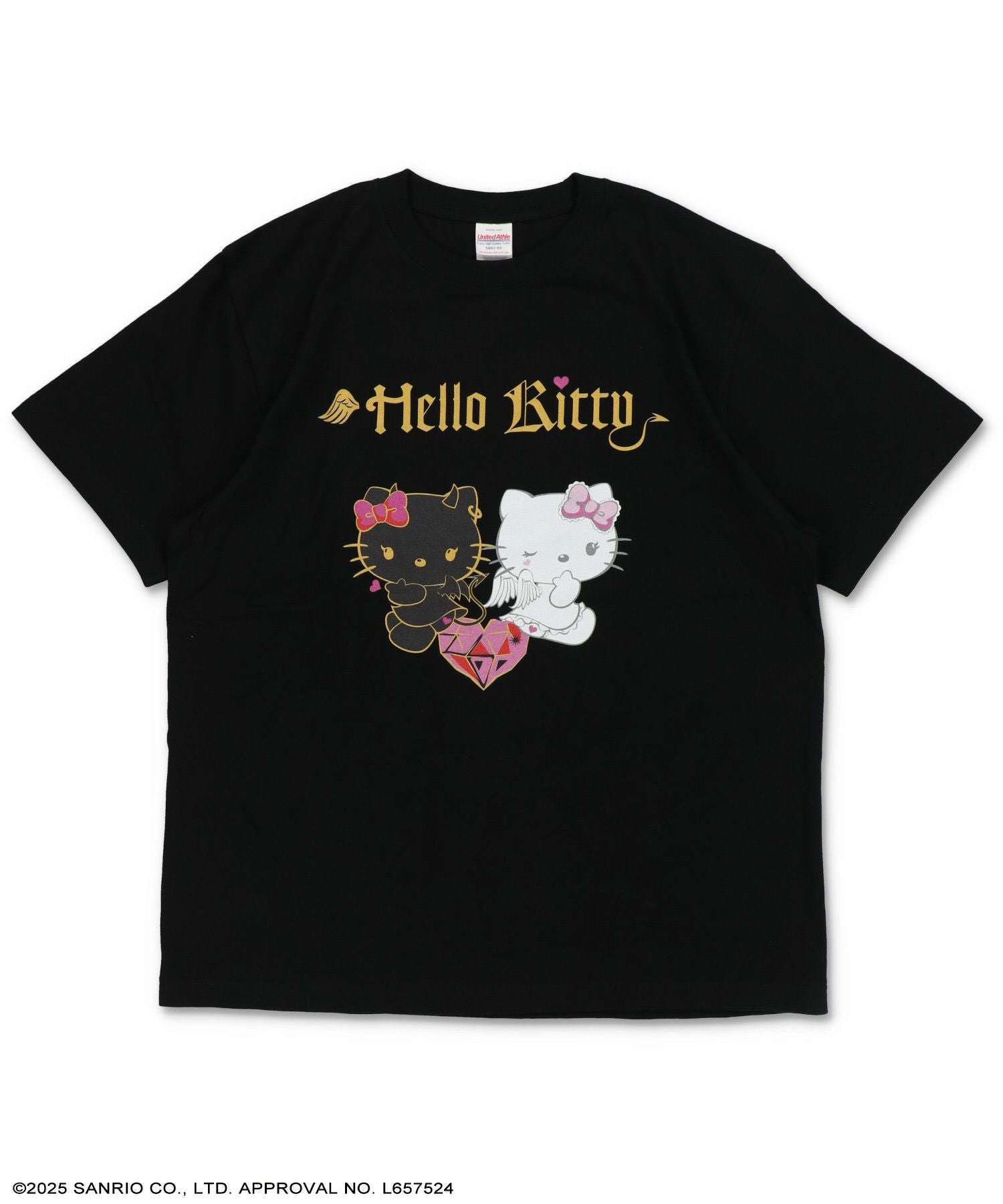 88%OFF】『ハローキティ×SPINNS 天使小悪魔シリーズ』 ビッグTシャツ