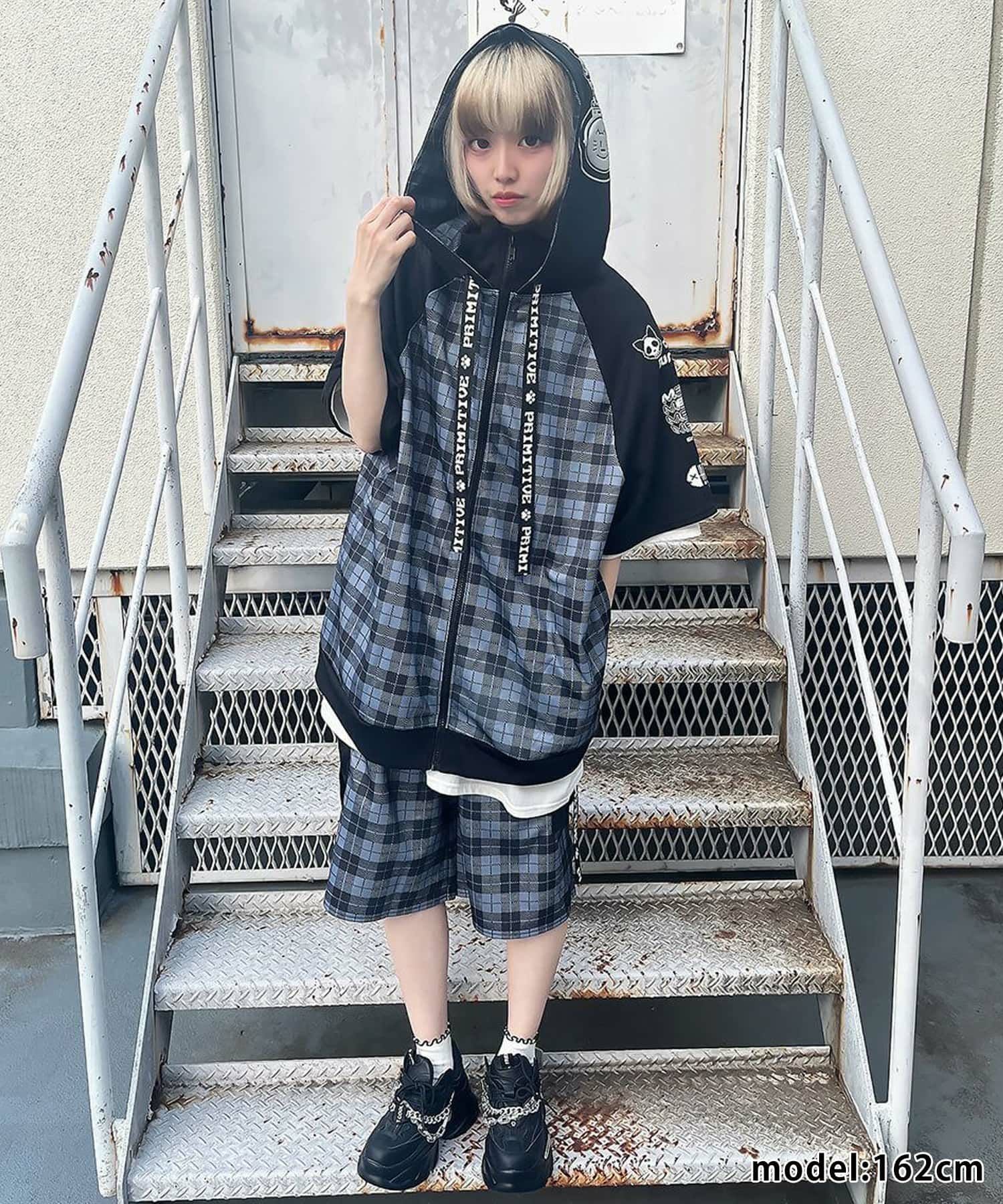 90%OFF】≪DARRDY/ダーディー≫チェック柄ジャージハーフパンツ