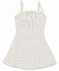 ドットxオフホワイト