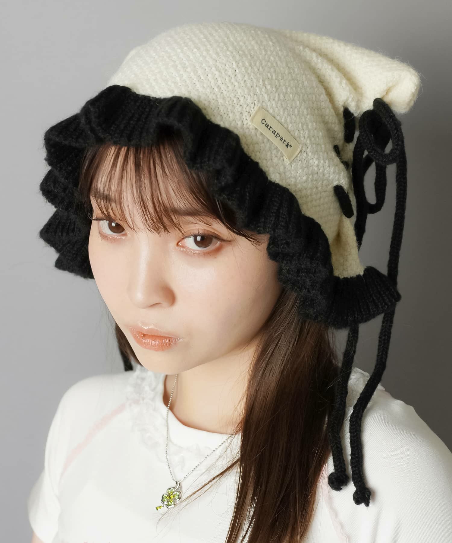 80%OFF】猫耳ニット帽/フリルリボン | SPINNS WEB STORE | SPINNS