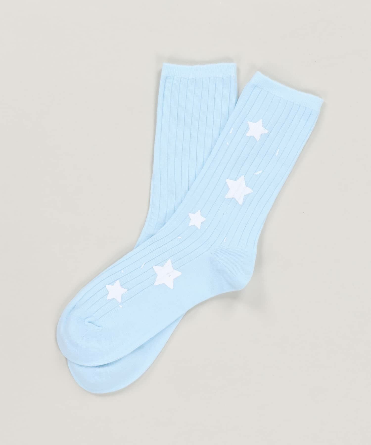 88%OFF】コットンリブソックス/スター/#ウィッシュコア | SPINNS WEB