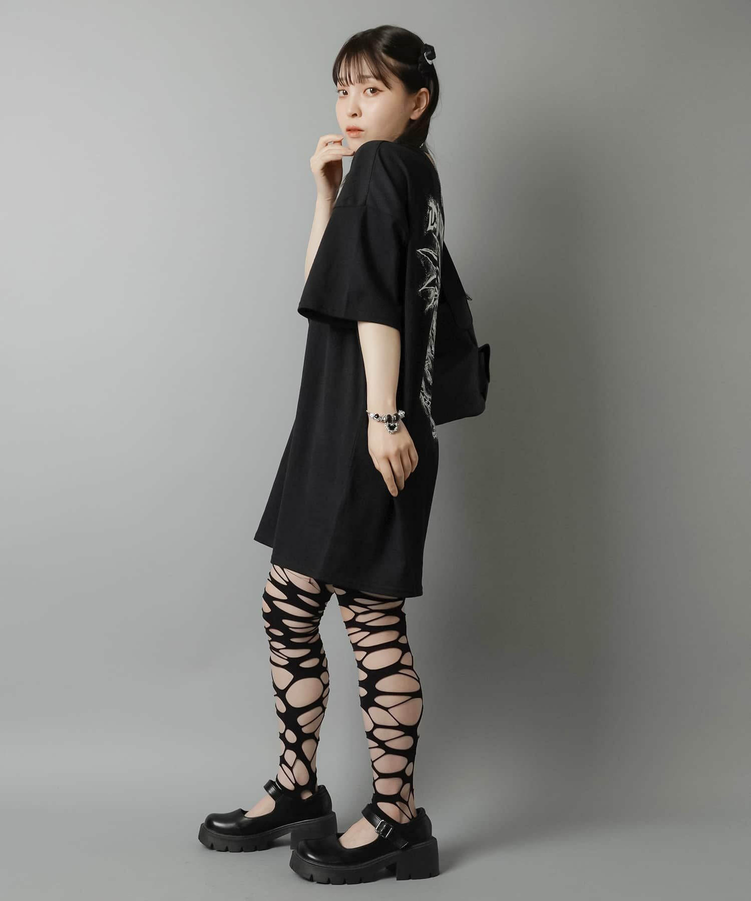 ダメージレギンス/網タイツ/レギンス/トレンカ | SPINNS WEB STORE