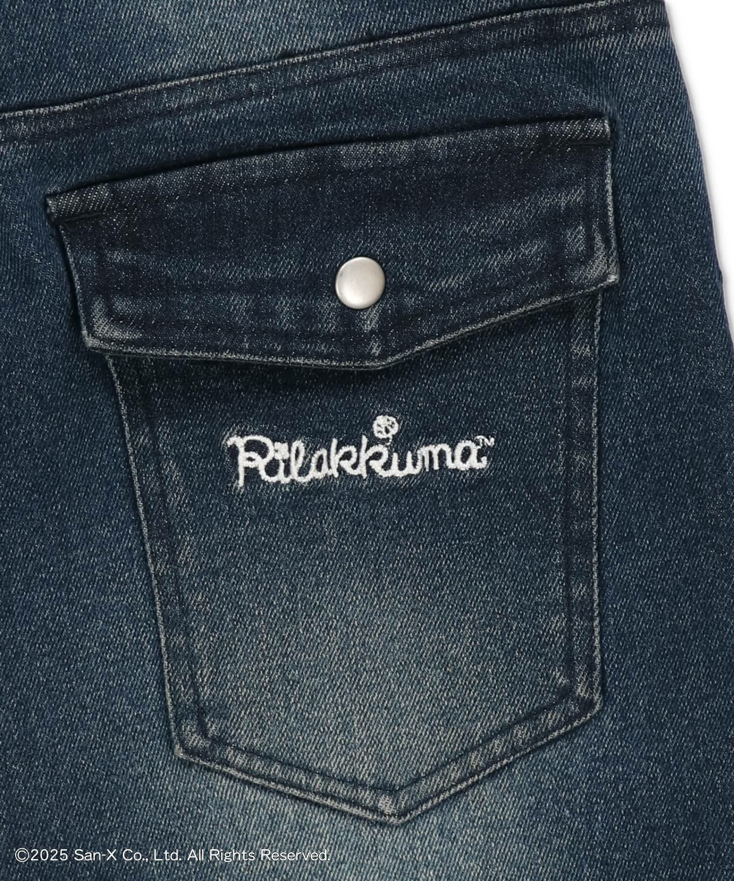 85%OFF】『リラックマ×SPINNS』 レースデニムフレアパンツ | SPINNS