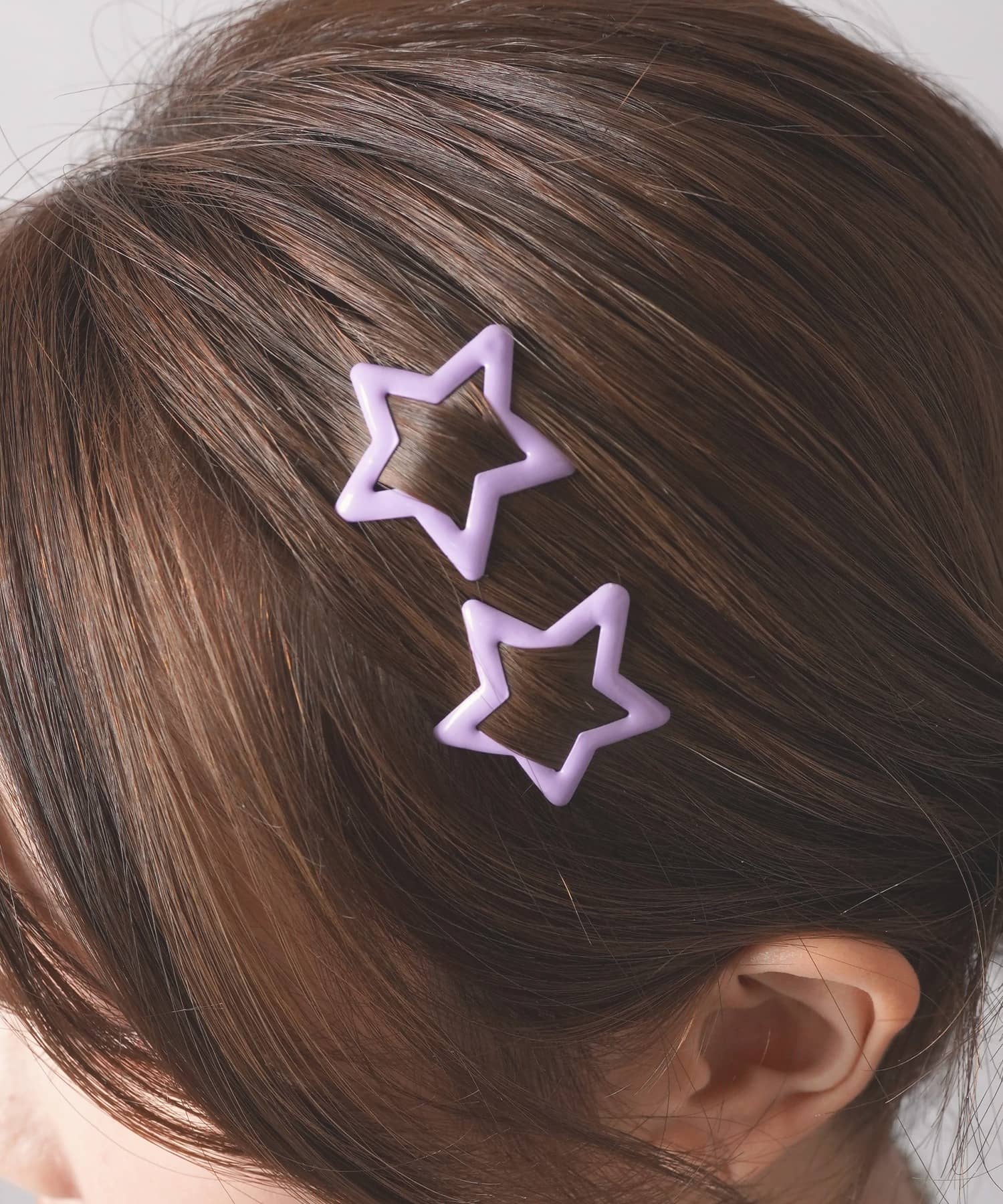 プラパッチンピン/スター/星/ヘアピン/2個セット/全5色＜メール便対応