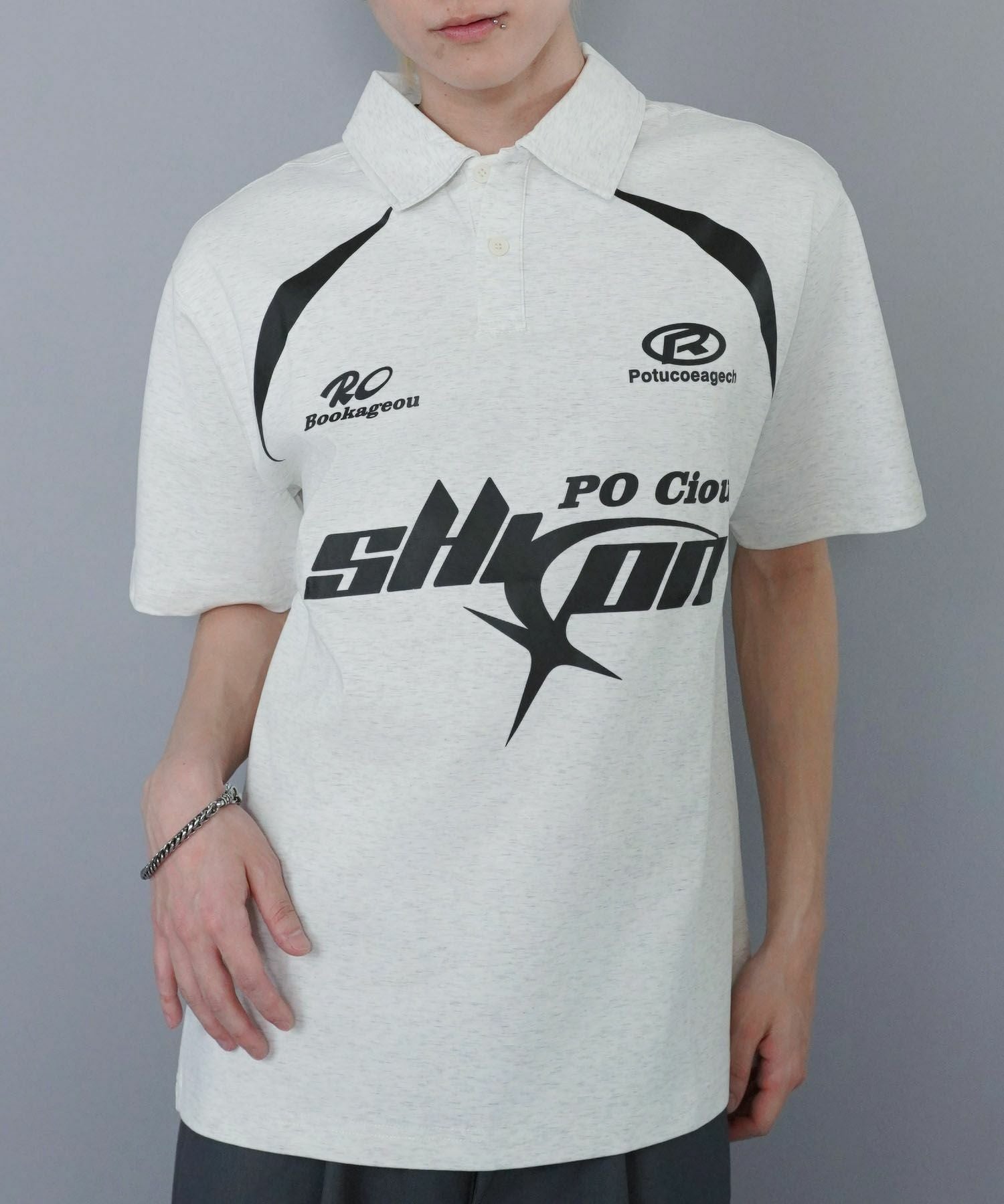 88%OFF】90sゲームシャツデザインポロシャツ/襟付きTシャツ | SPINNS