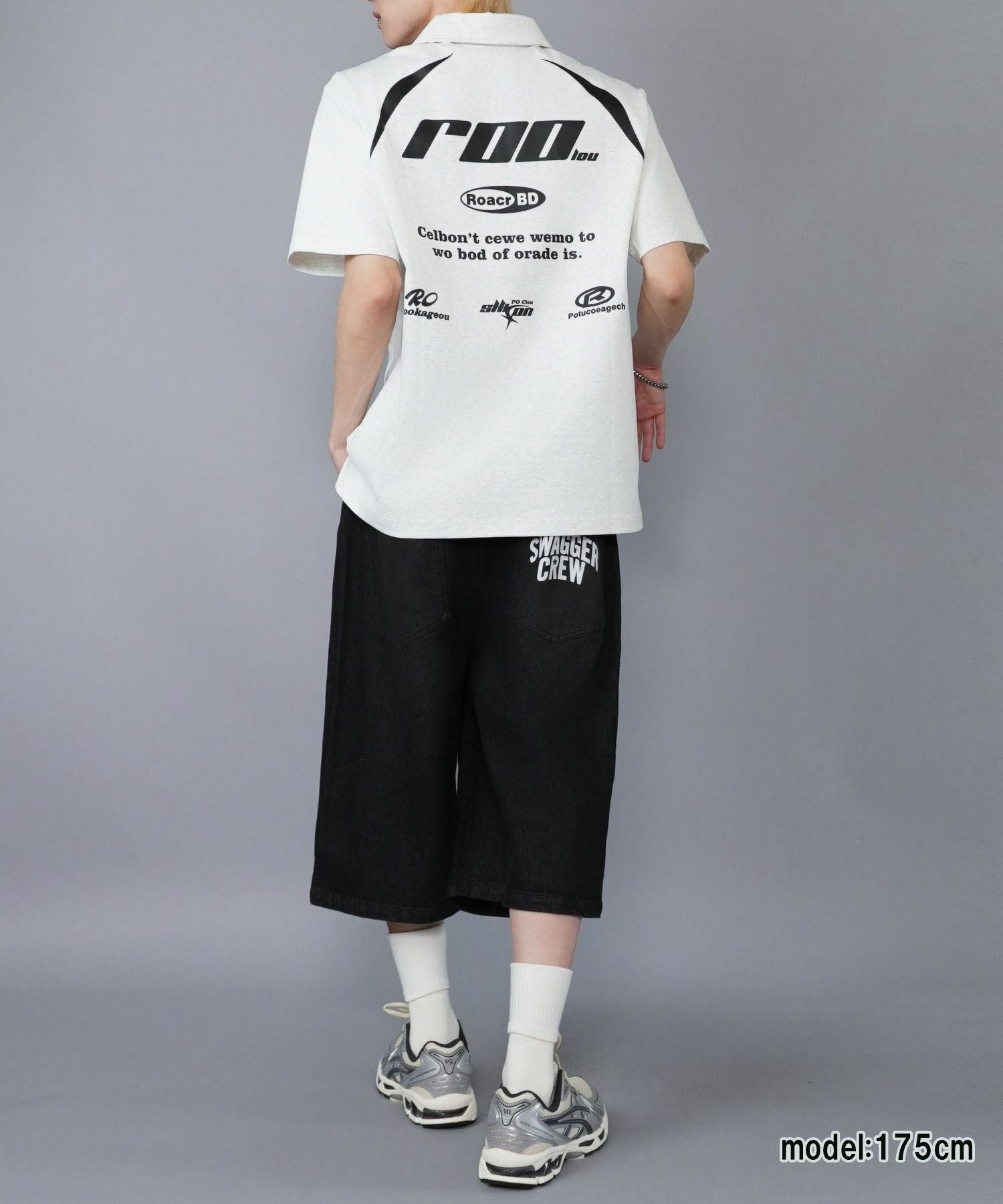 88%OFF】90sゲームシャツデザインポロシャツ/襟付きTシャツ | SPINNS