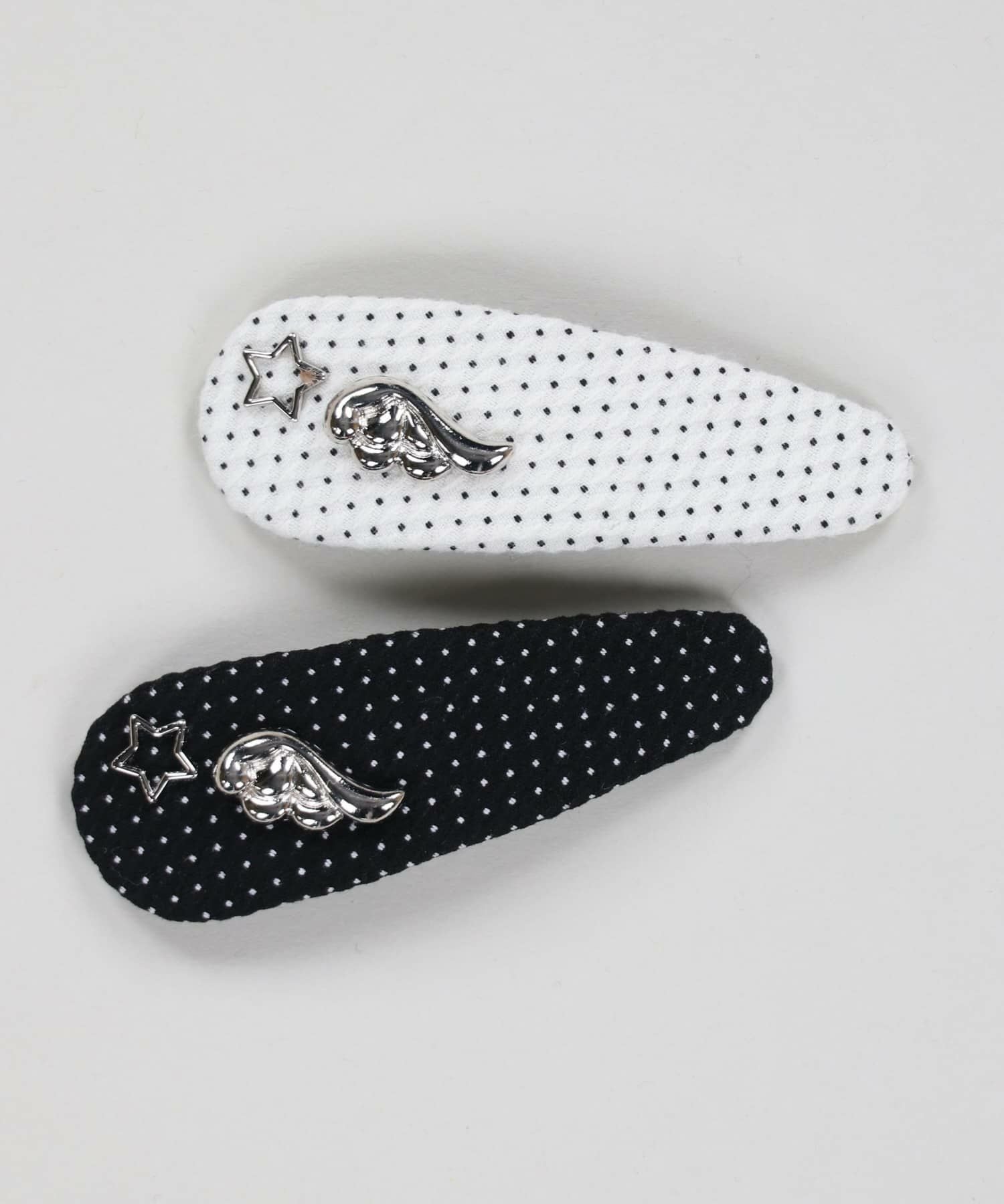 パッチンピン/ヘアピン/ドットウイングスター/#ウィッシュコア＜メール