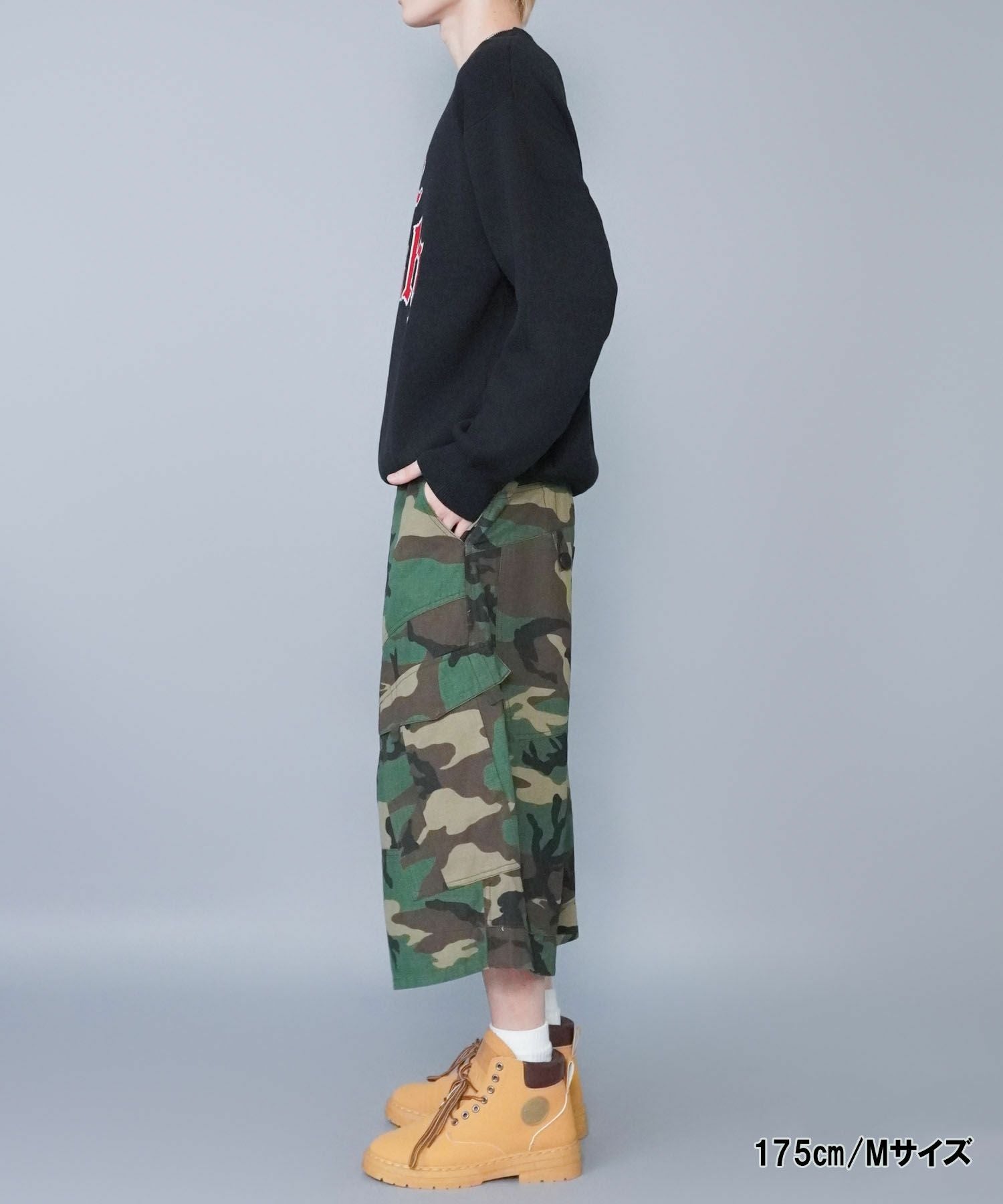 34%OFF】カモフラージュ柄カーゴハーフパンツ/ジョーツパンツ | SPINNS