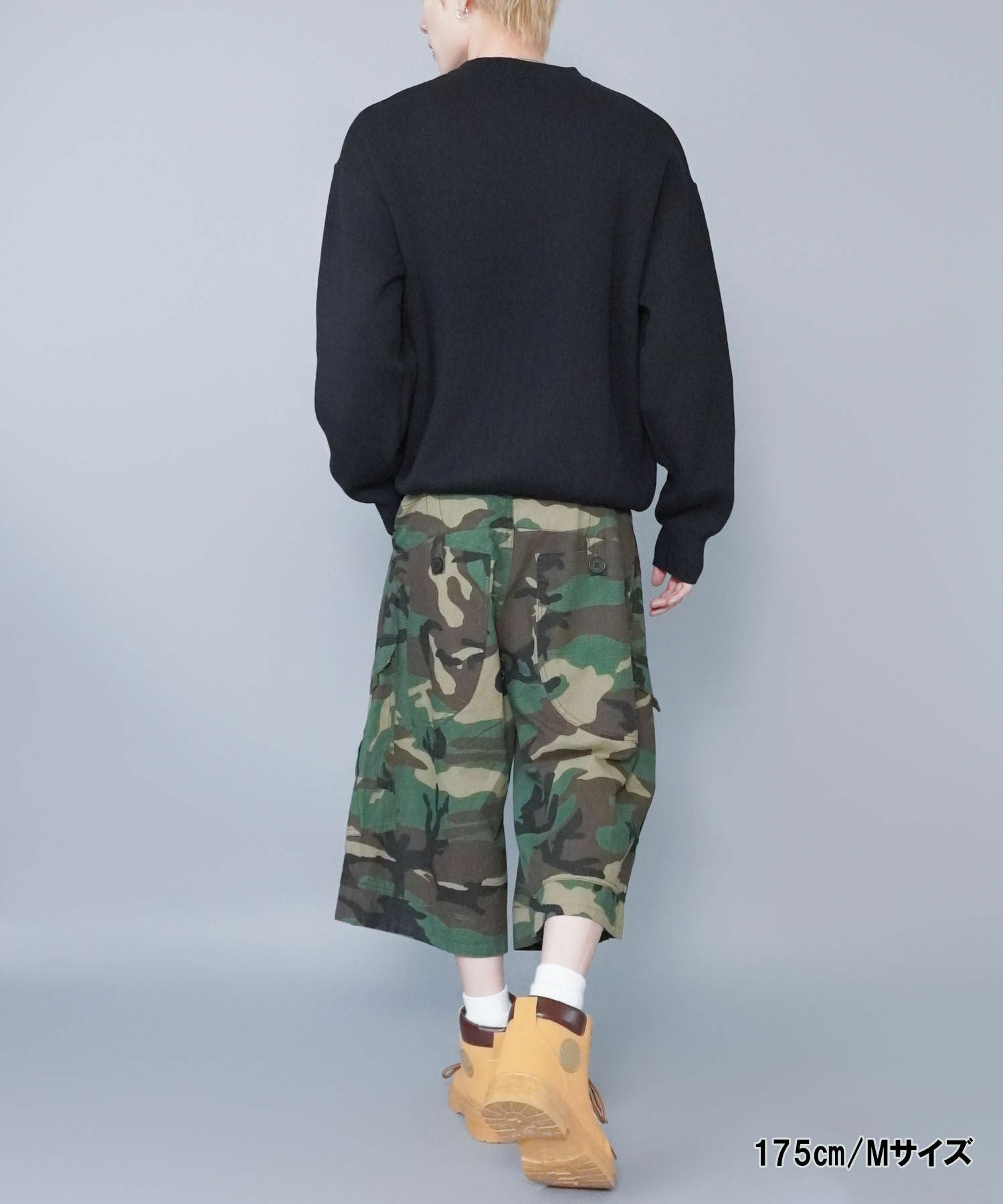 34%OFF】カモフラージュ柄カーゴハーフパンツ/ジョーツパンツ | SPINNS