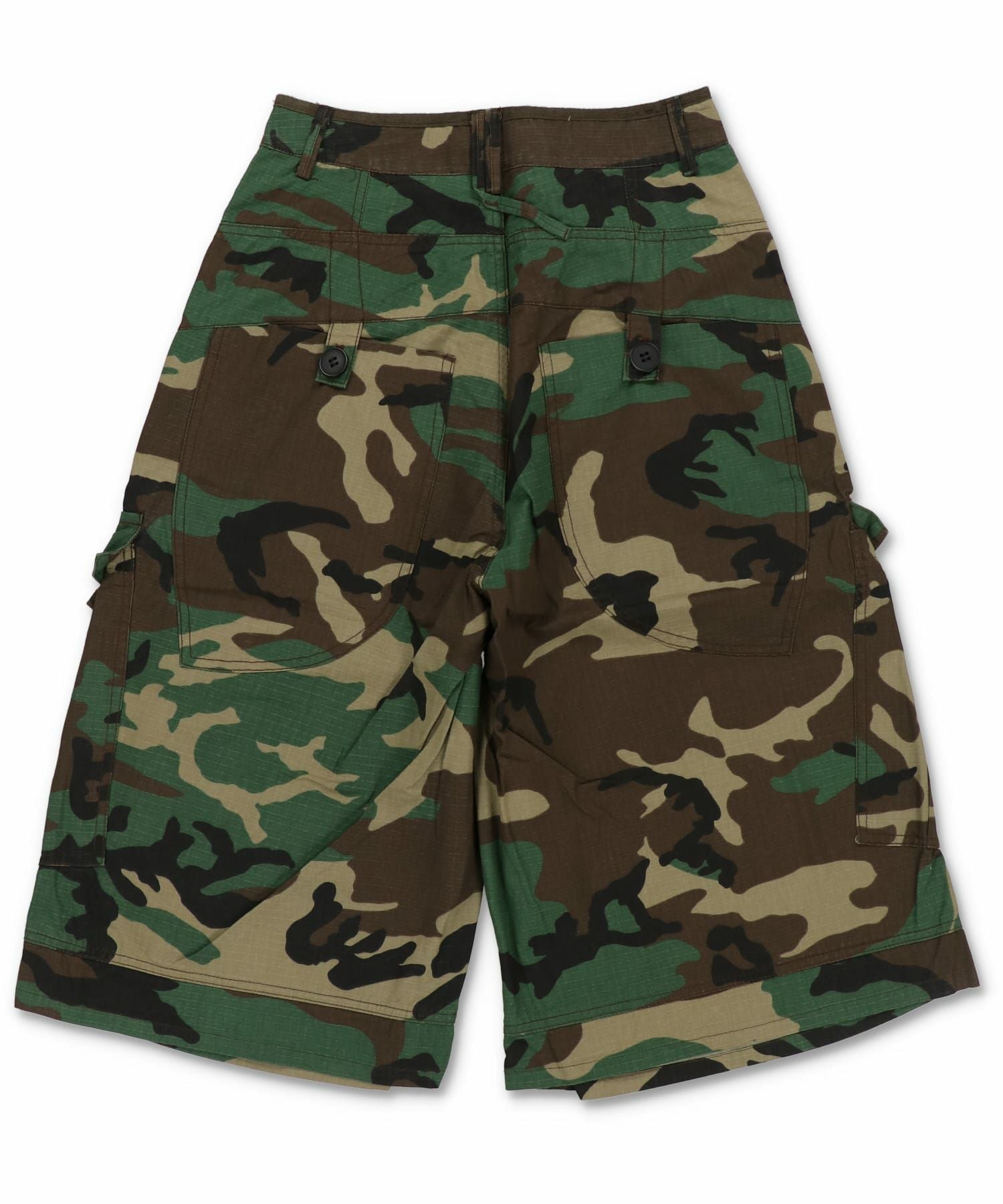34%OFF】カモフラージュ柄カーゴハーフパンツ/ジョーツパンツ | SPINNS