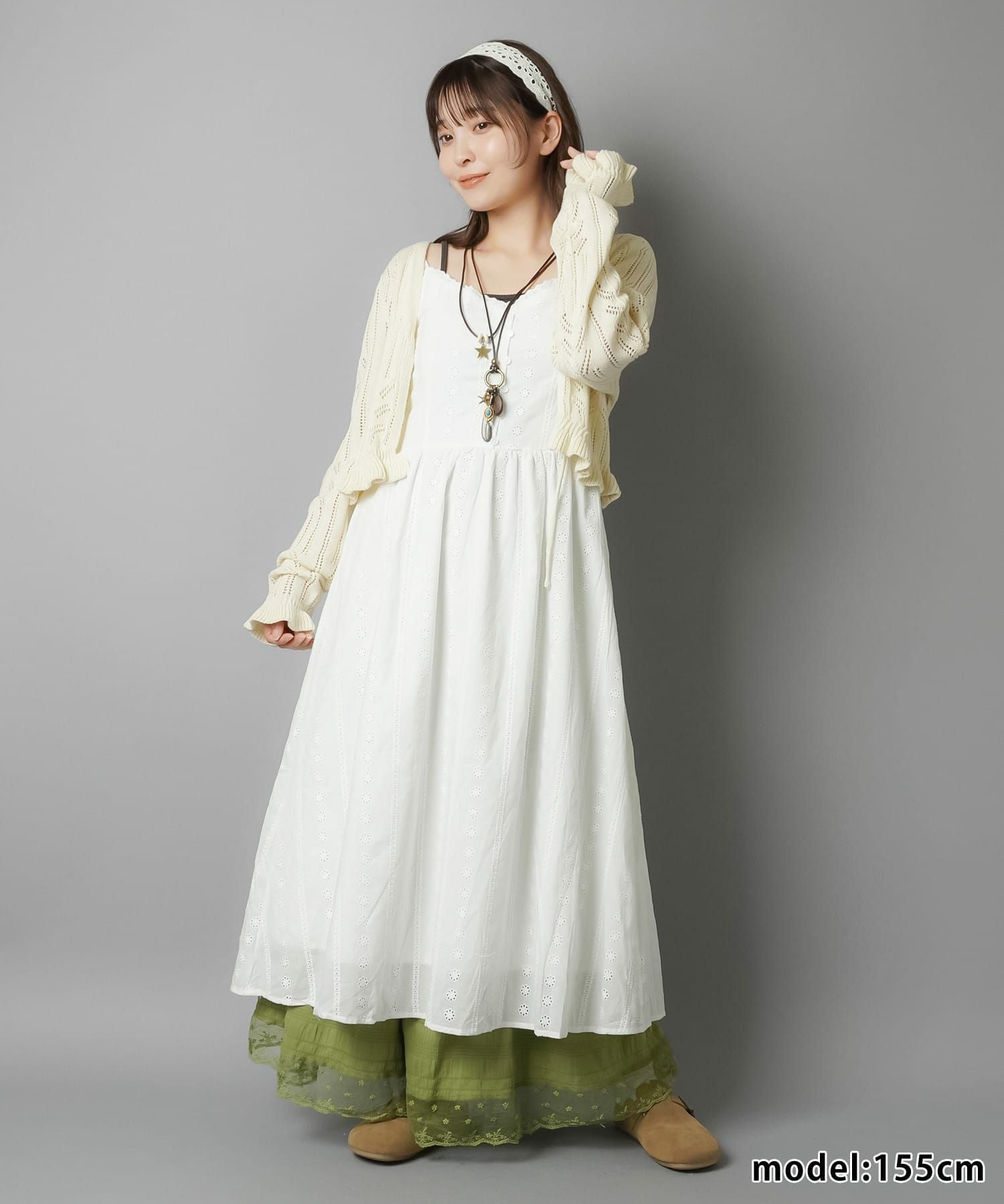 88%OFF】コットンキャミワンピース/レース/#NEO森ガール | SPINNS WEB