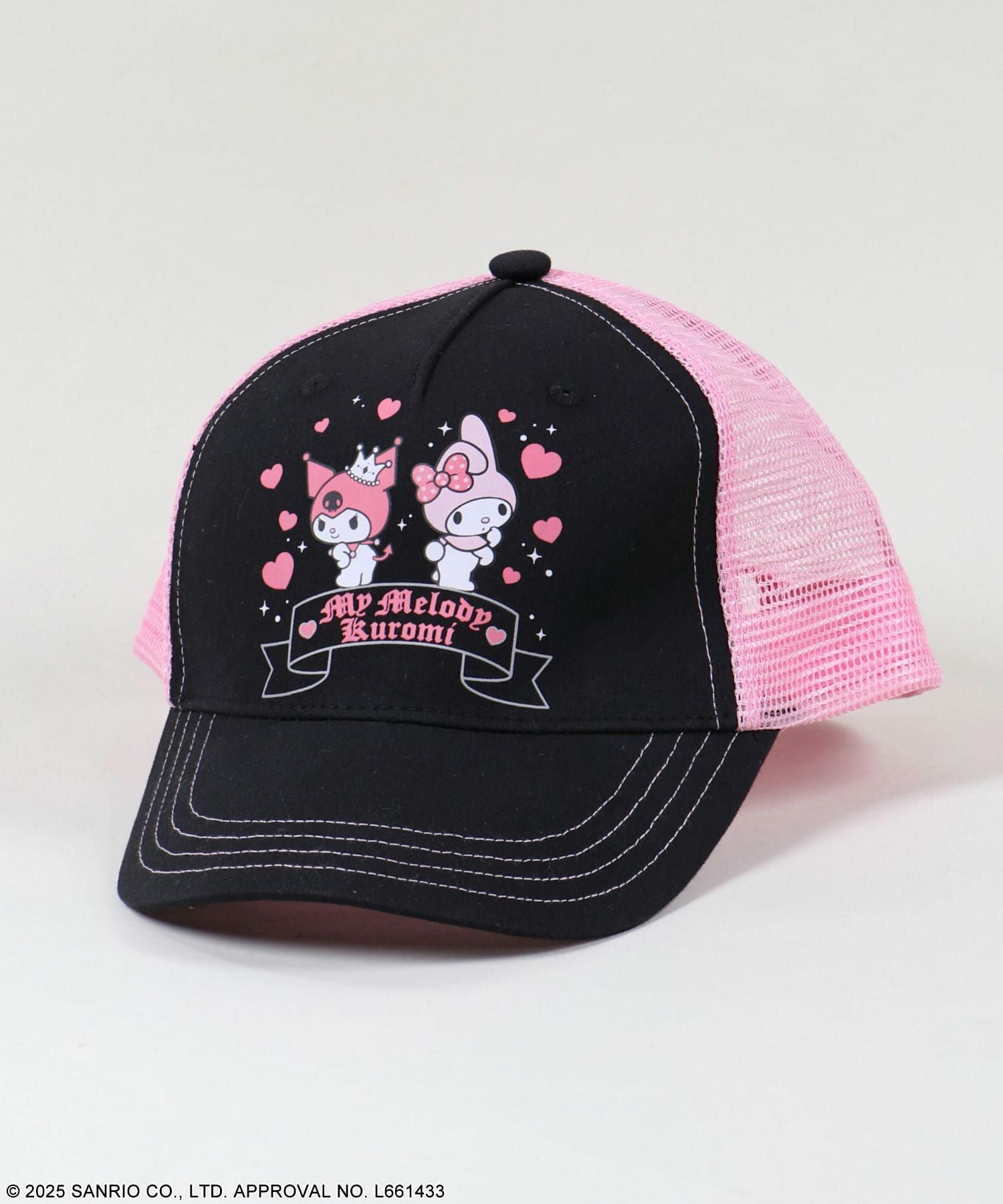 92%OFF】『マイメロディ&クロミ×SPINNS』メッシュキャップ | SPINNS