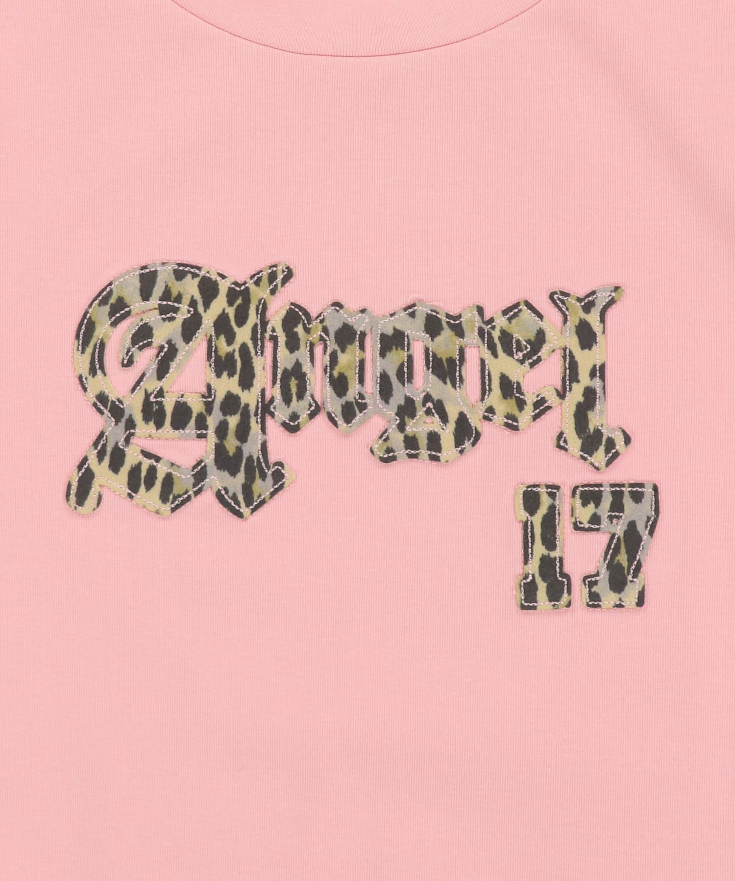 80%OFF】半袖ピタTシャツ/ヒョウ柄ワッペン/レオパード | SPINNS WEB