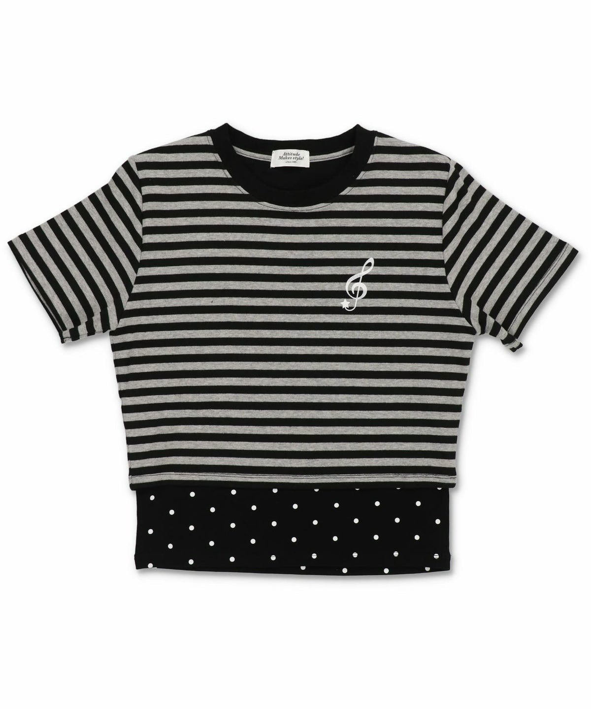 グレーxブラック