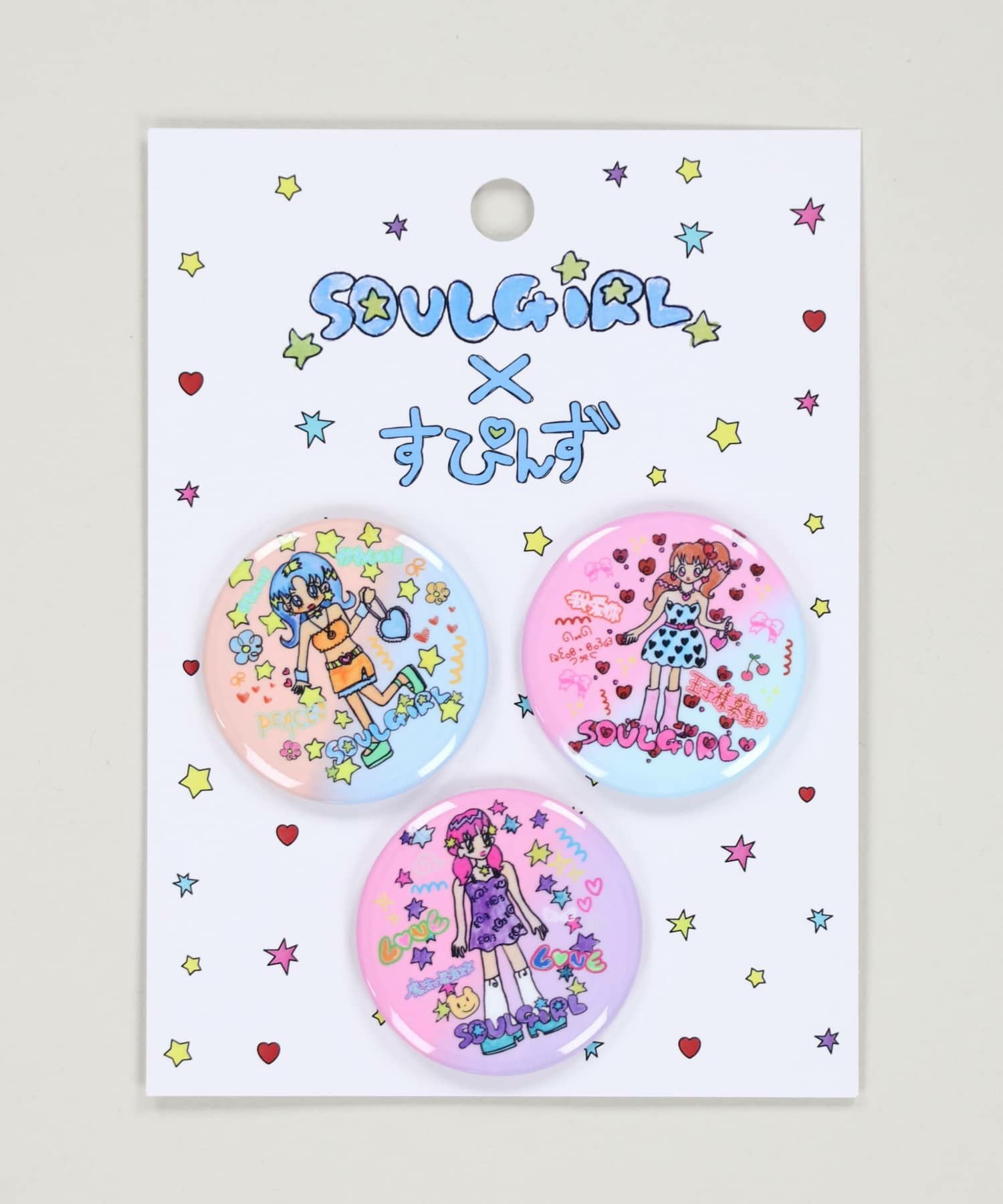 SOUL PUSSSY CAT×SPINNS』カンバッジセット＜メール便対応＞ | SPINNS