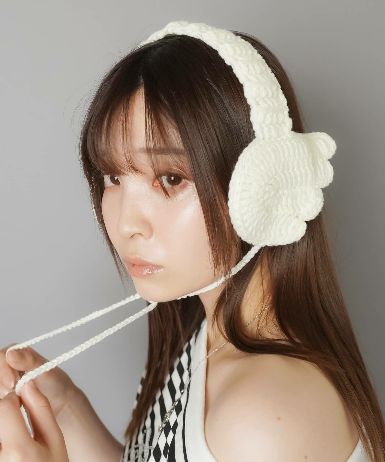 40%OFF】ニットイヤーマフ/イヤマフ/羽根/ウイング/#ウィッシュコア