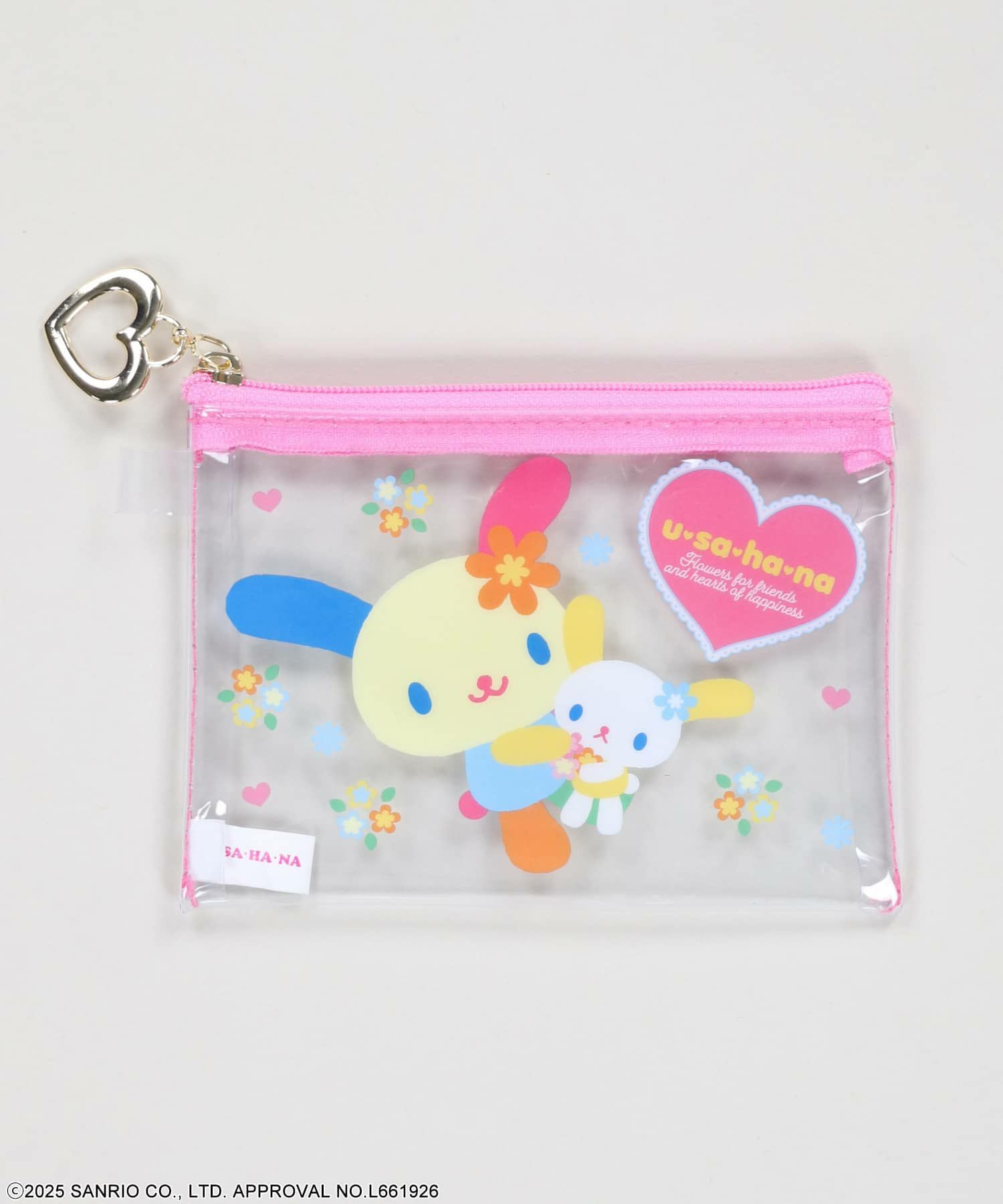 ウサハナ×SPINNS限定！ミニクリアポーチの予約始まりました|SPINNS公式通販
