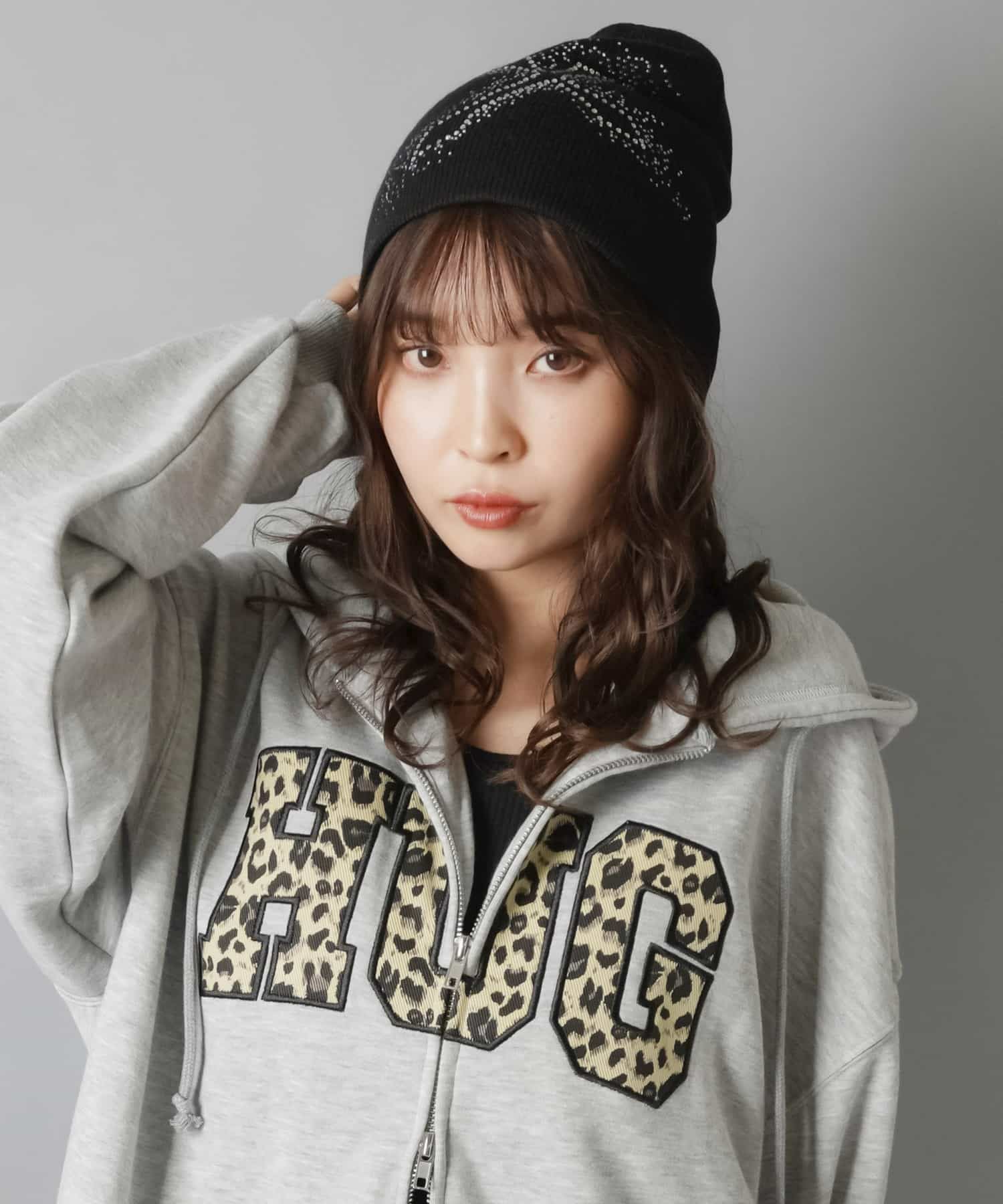 シングルビーニー/ニット帽/ラインストーン3 | SPINNS WEB STORE