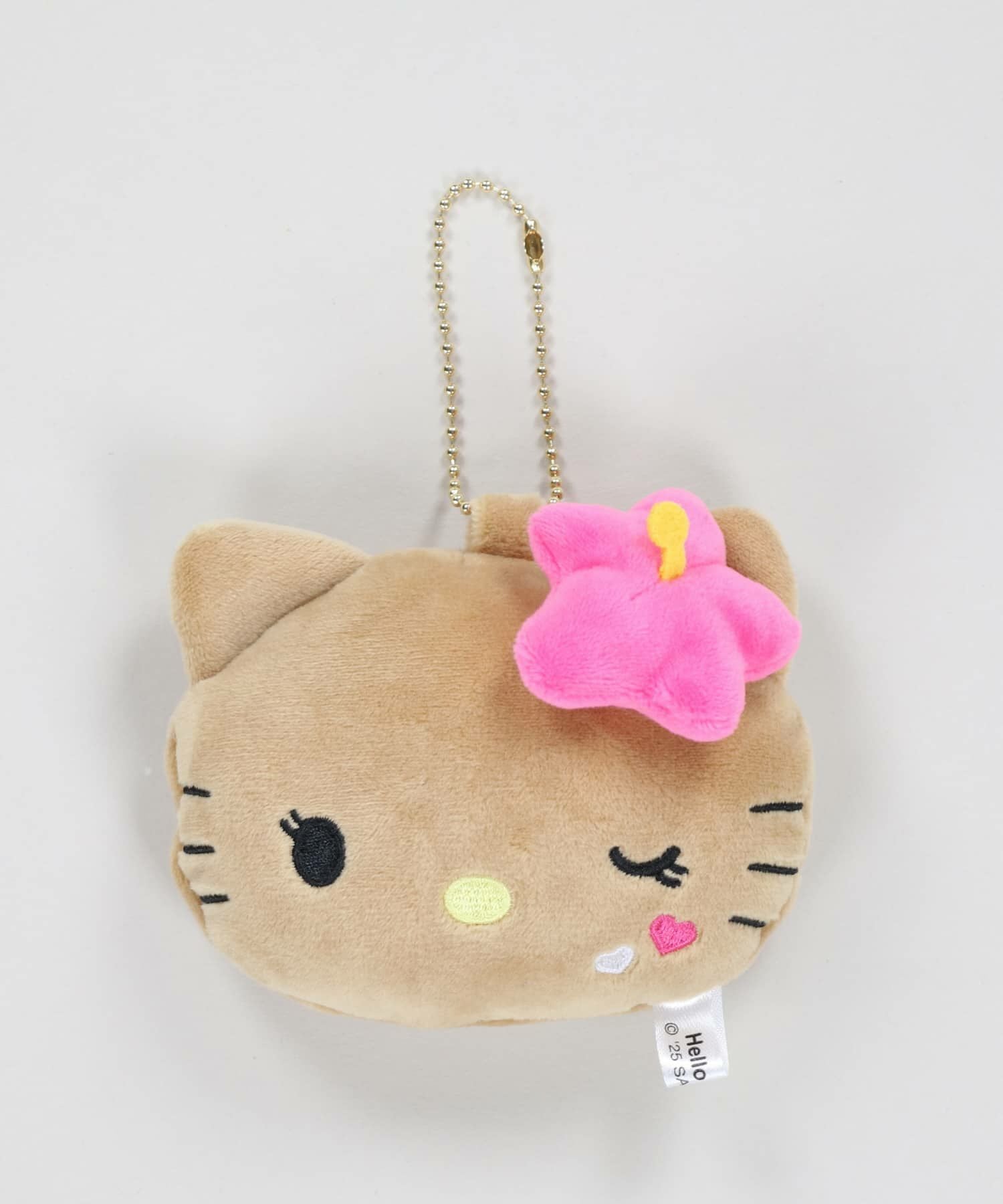 ≪ギャルキティ≫ぬいぐるみミラーキーホルダー/日焼けキティ | SPINNS