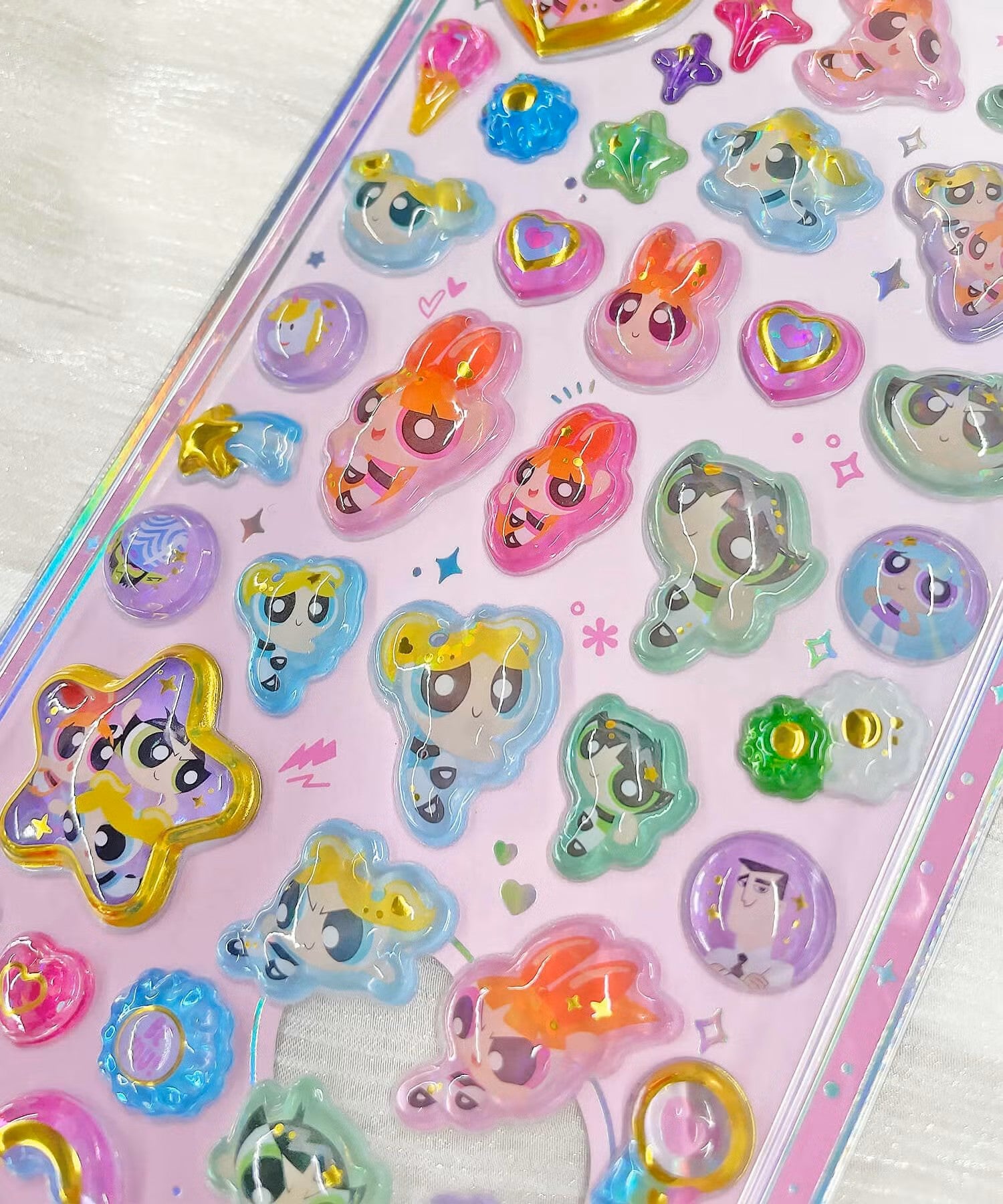 ≪パワーパフガールズ≫うるちゅるポップシール＜メール便対応