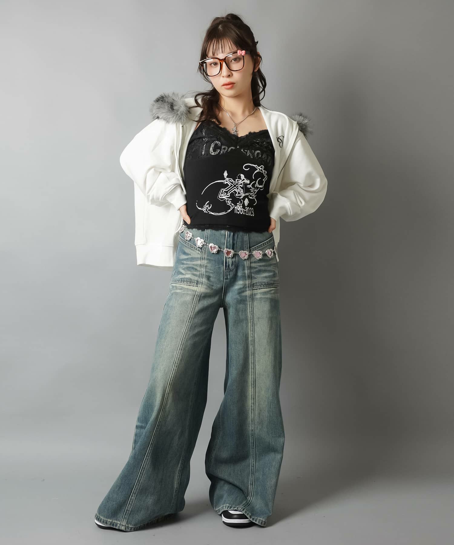 チェーンベルト/ビジューハート | SPINNS WEB STORE | SPINNS