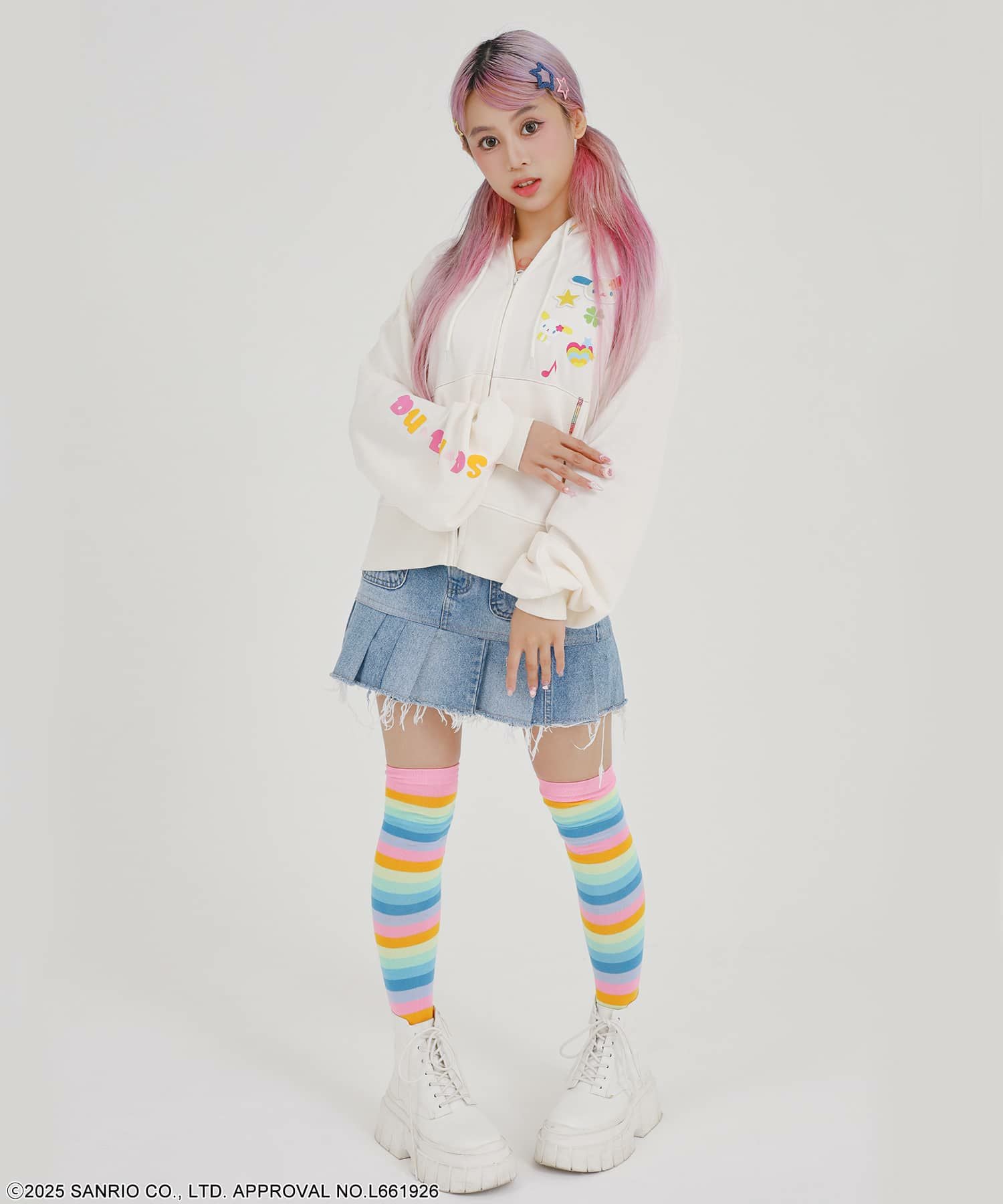 17%OFF】『ウサハナ×SPINNS』ワッペンジップパーカー | SPINNS WEB