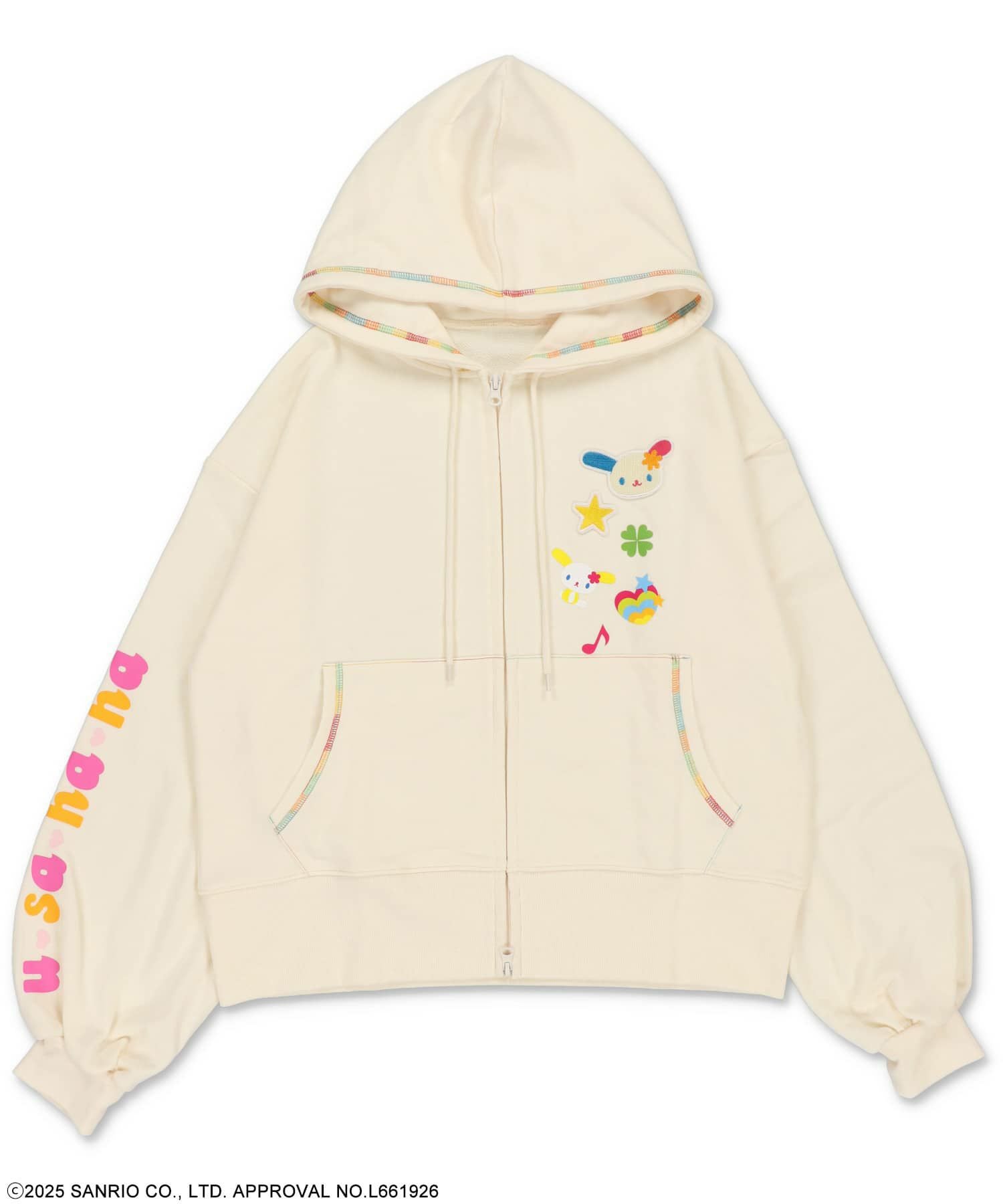 17%OFF】『ウサハナ×SPINNS』ワッペンジップパーカー | SPINNS WEB