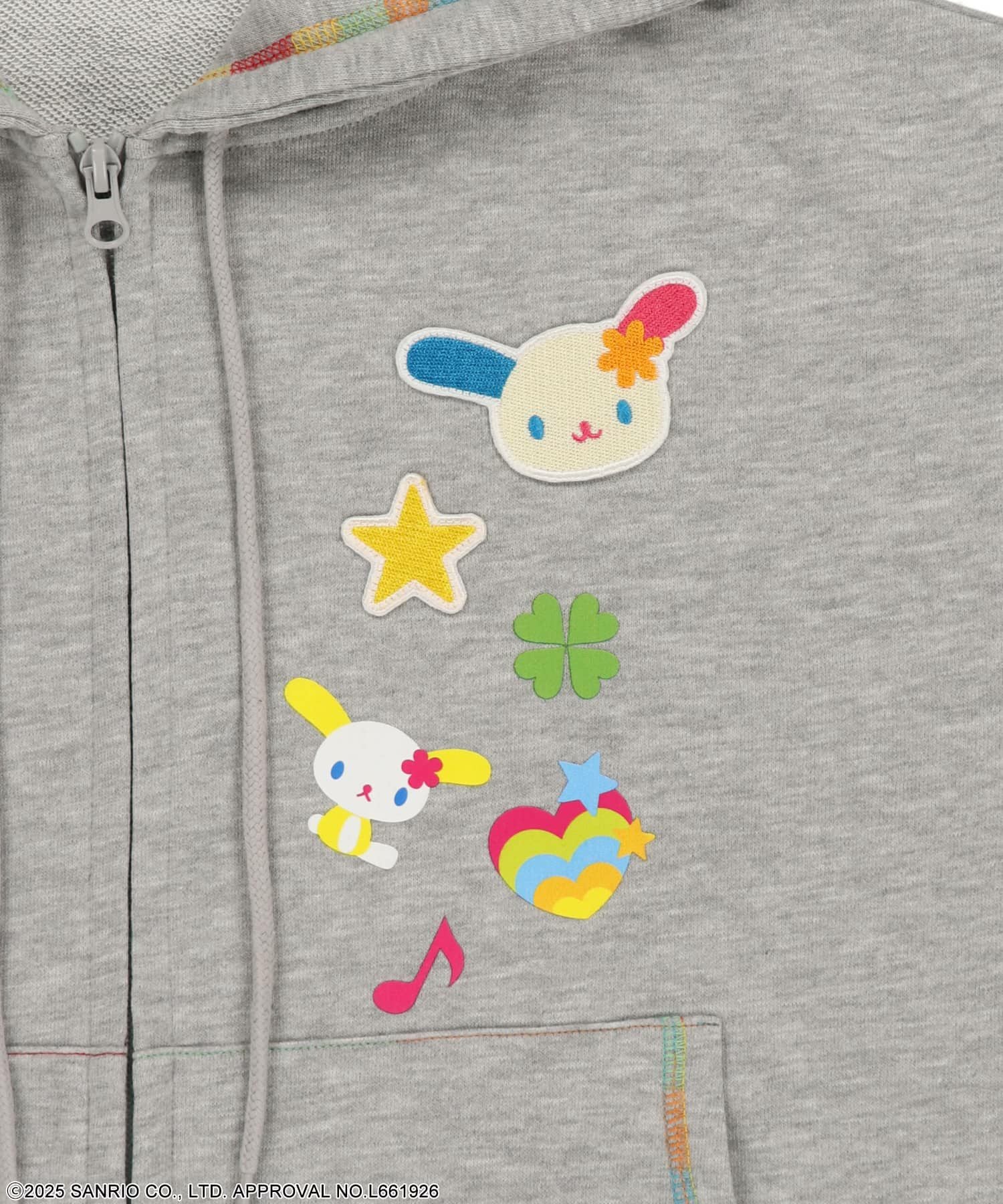 17%OFF】『ウサハナ×SPINNS』ワッペンジップパーカー | SPINNS WEB