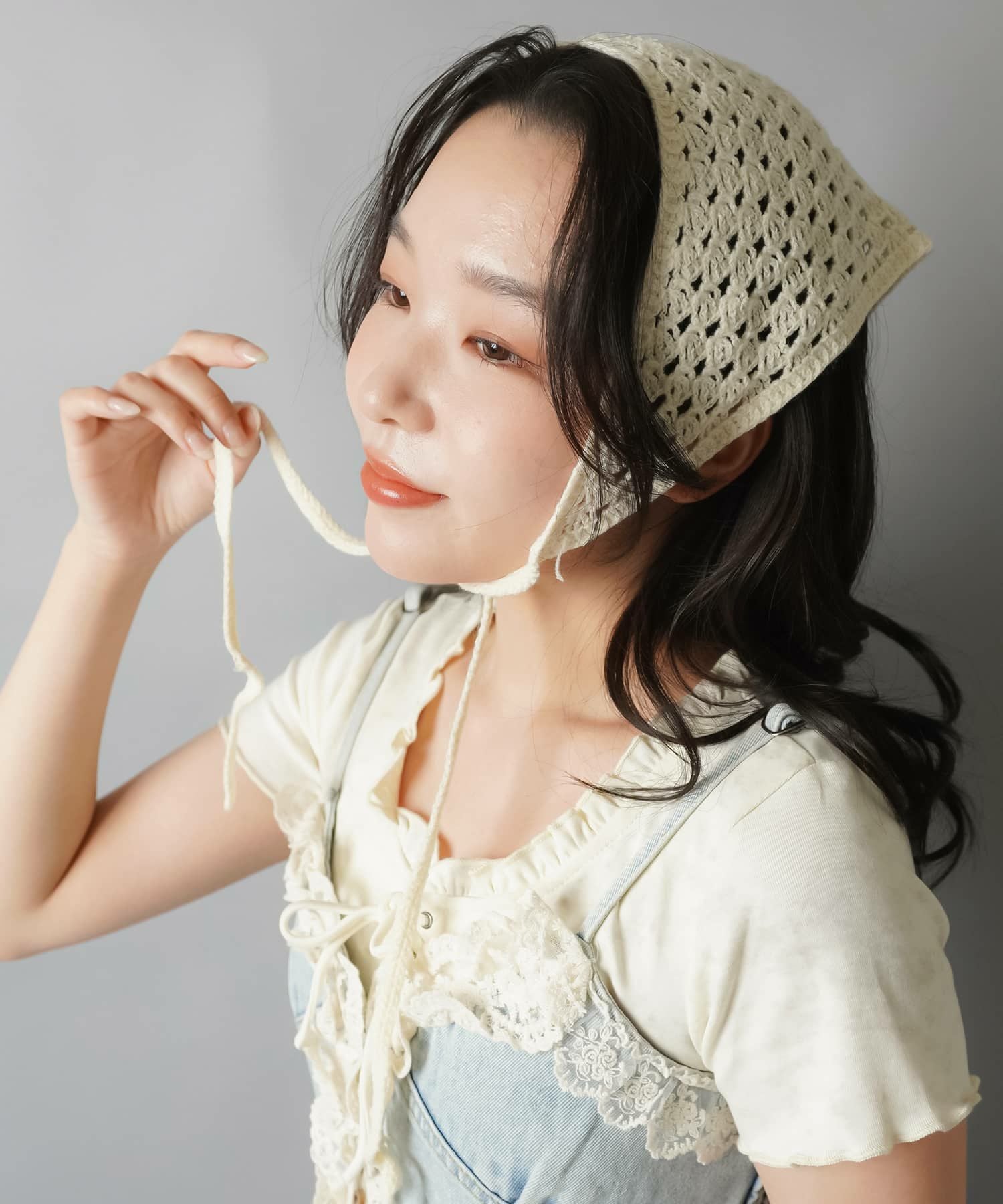 34%OFF】ニットバブーシュカ/メッシュ＜メール便対応＞ | SPINNS WEB