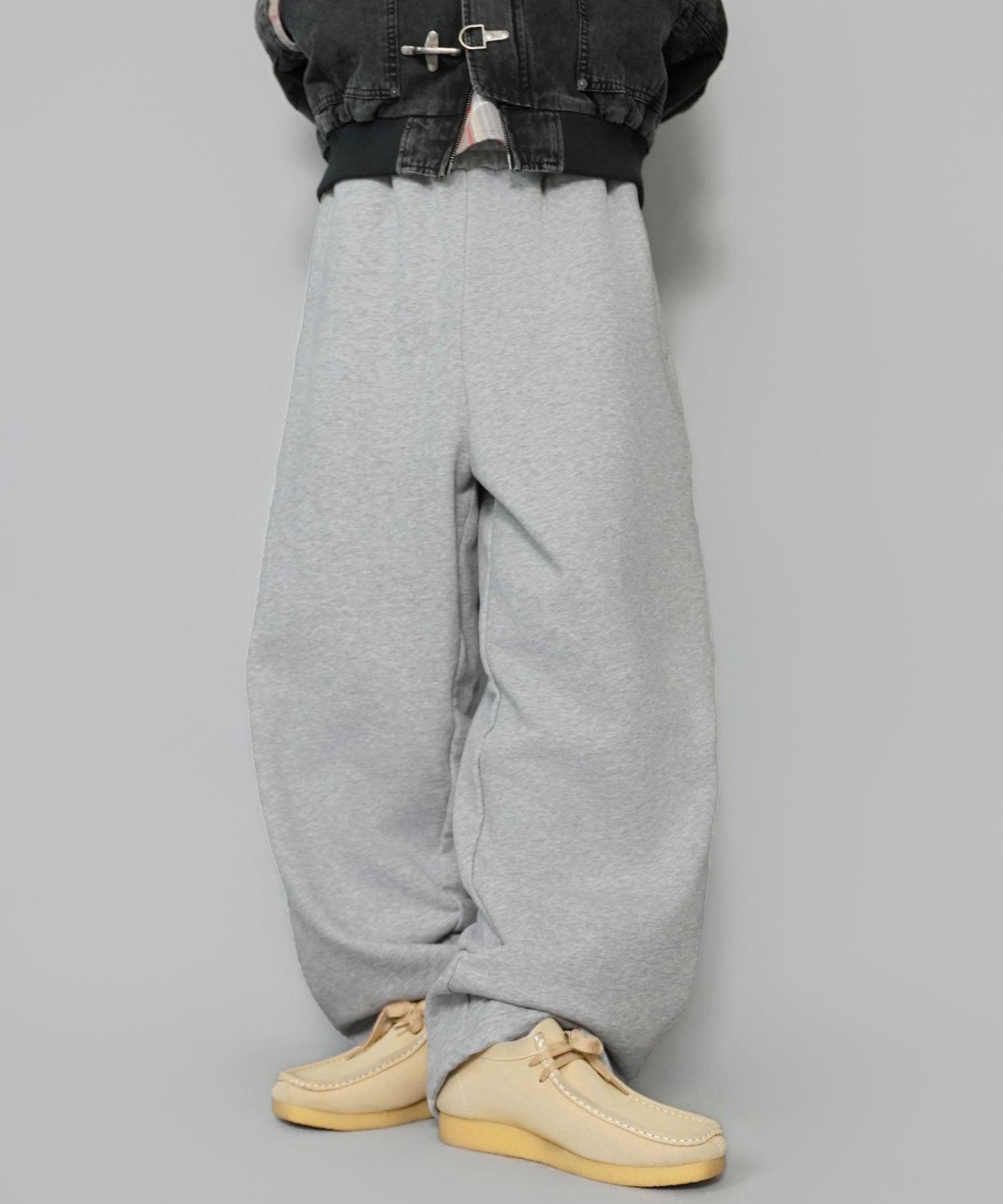 カラースウェットパンツ/セミワイドシルエット | SPINNS WEB STORE